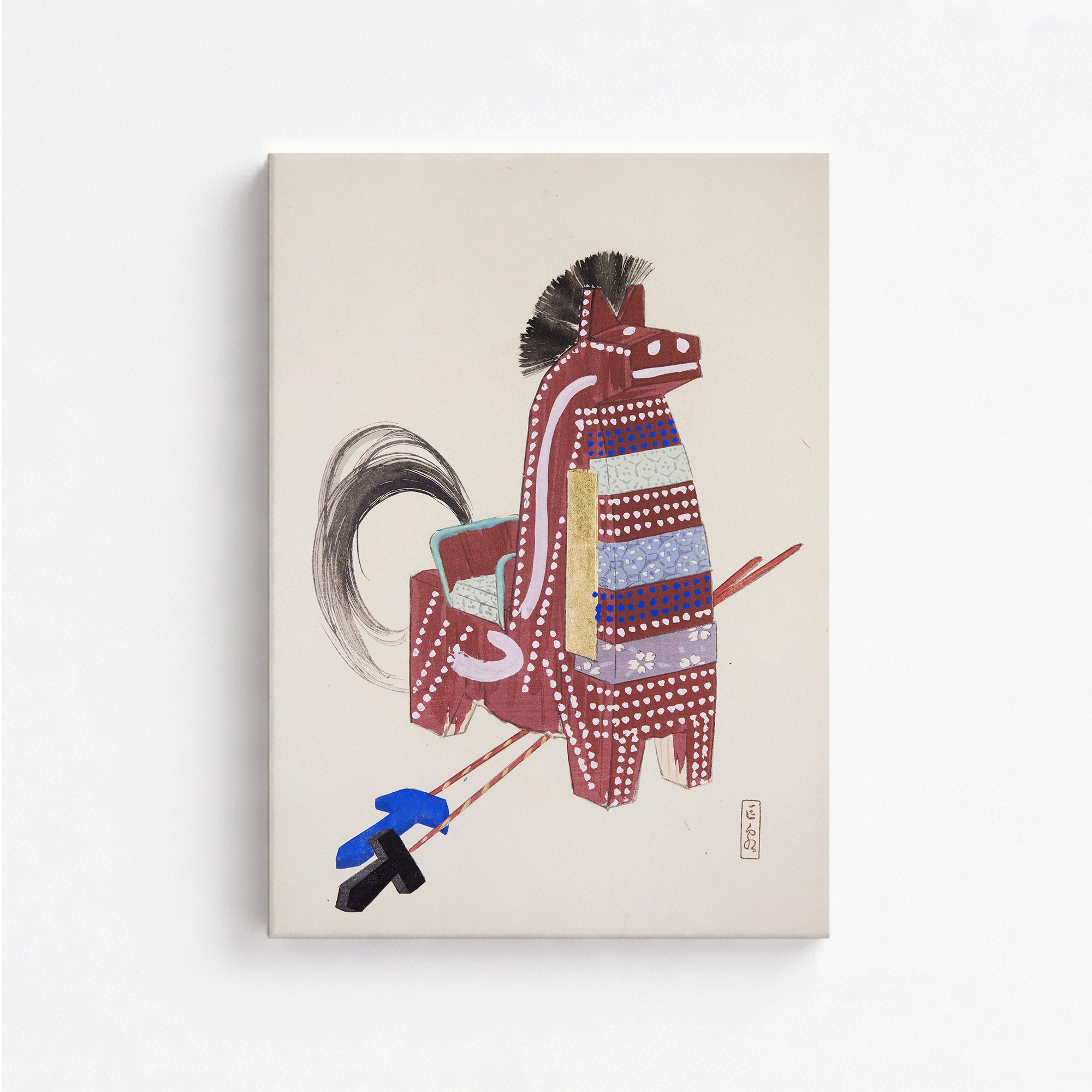Kyosen's Collected Illustrations of Japanese Toys Nr. 31 ("Ancestral Horse Spirit")