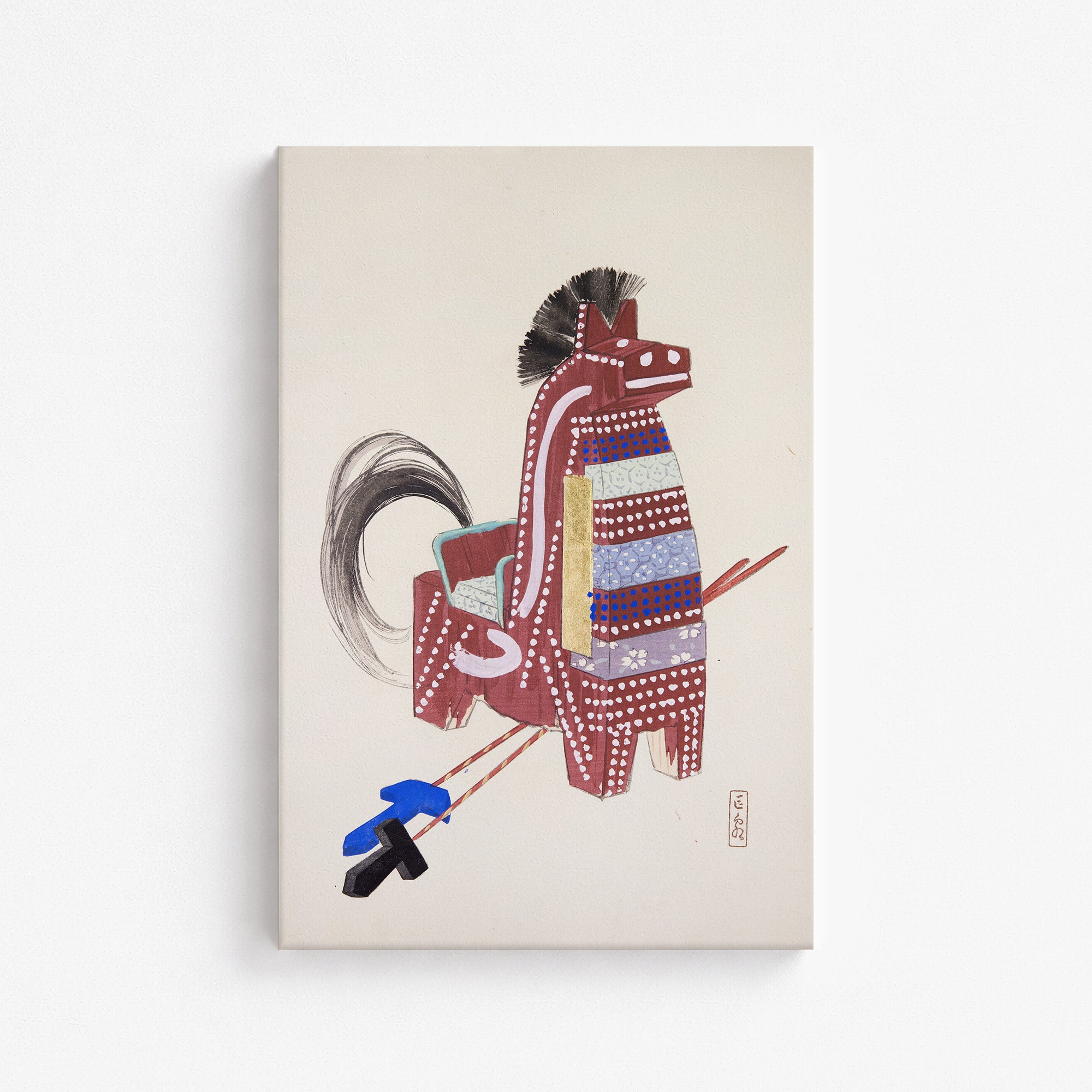 Kyosen's Collected Illustrations of Japanese Toys Nr. 31 ("Ancestral Horse Spirit")