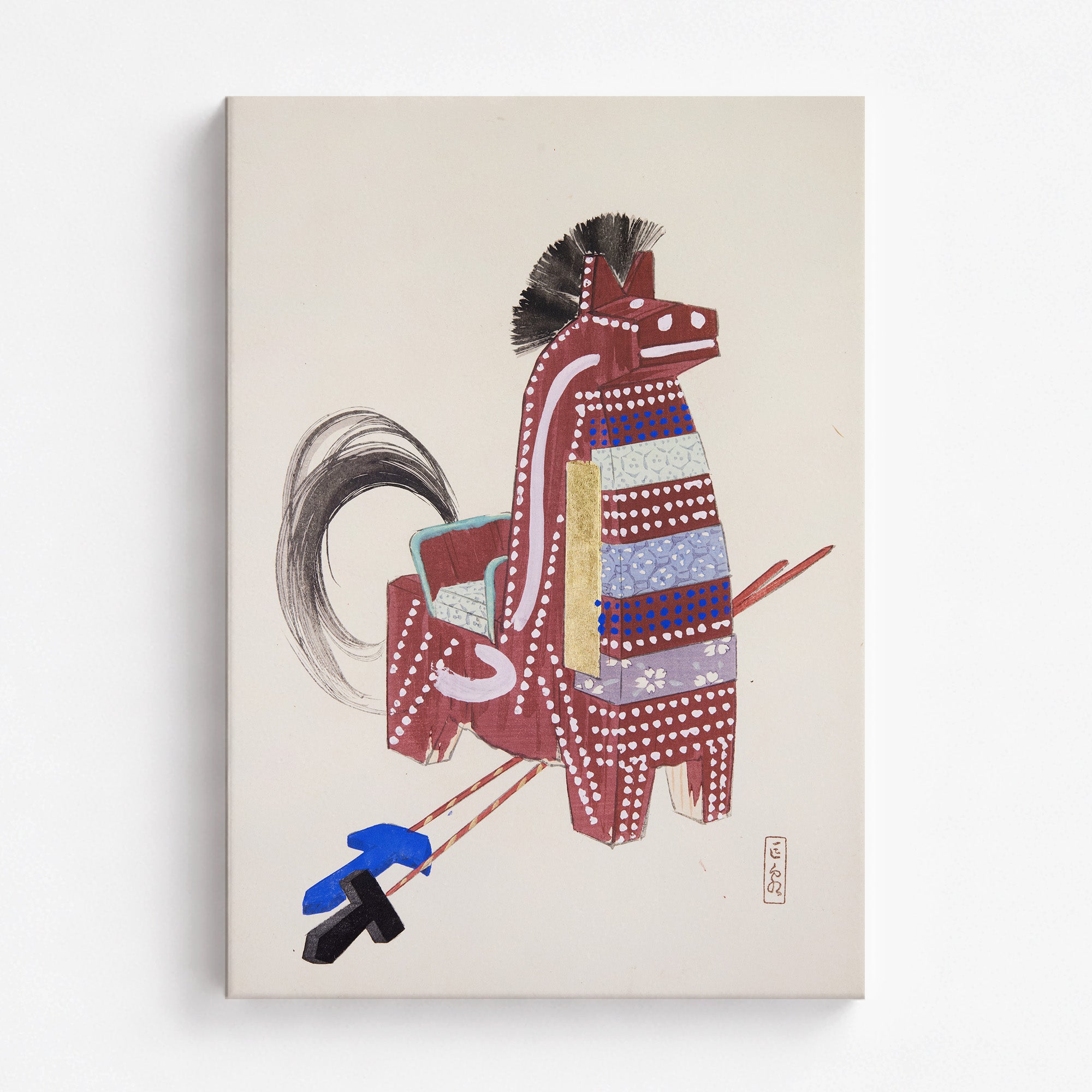 Kyosen's Collected Illustrations of Japanese Toys Nr. 31 ("Ancestral Horse Spirit")