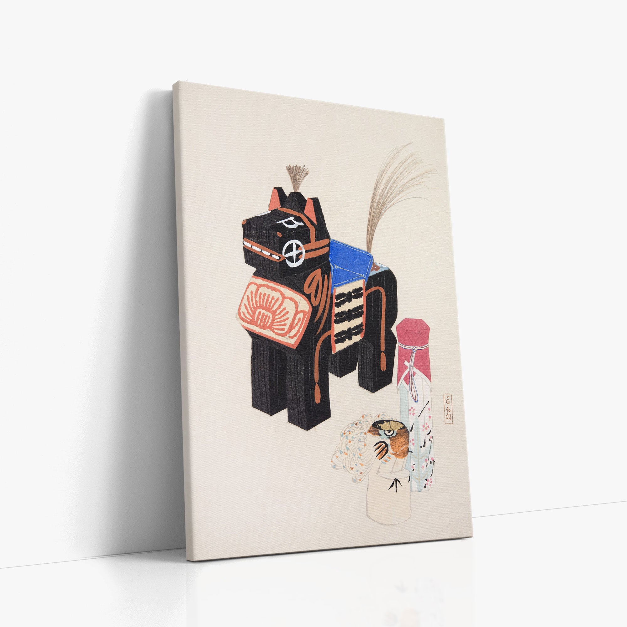 Kyosen’s Collected Illustrations of Japanese Toys Nr. 32 ("Folklore Horse Guardian")