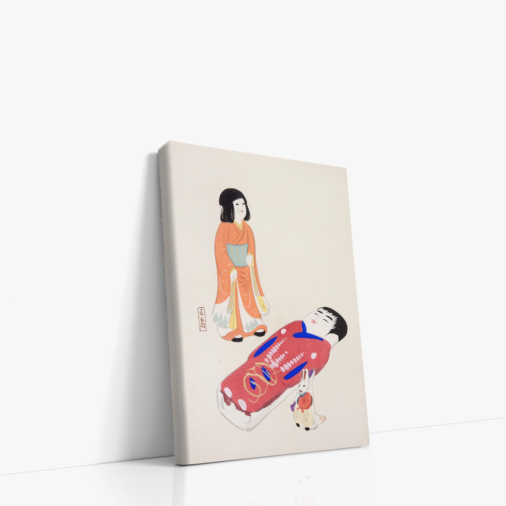 Kyosen's Collected Illustrations of Japanese Toys Nr. 34 ("Traditional Japanese Dolls")