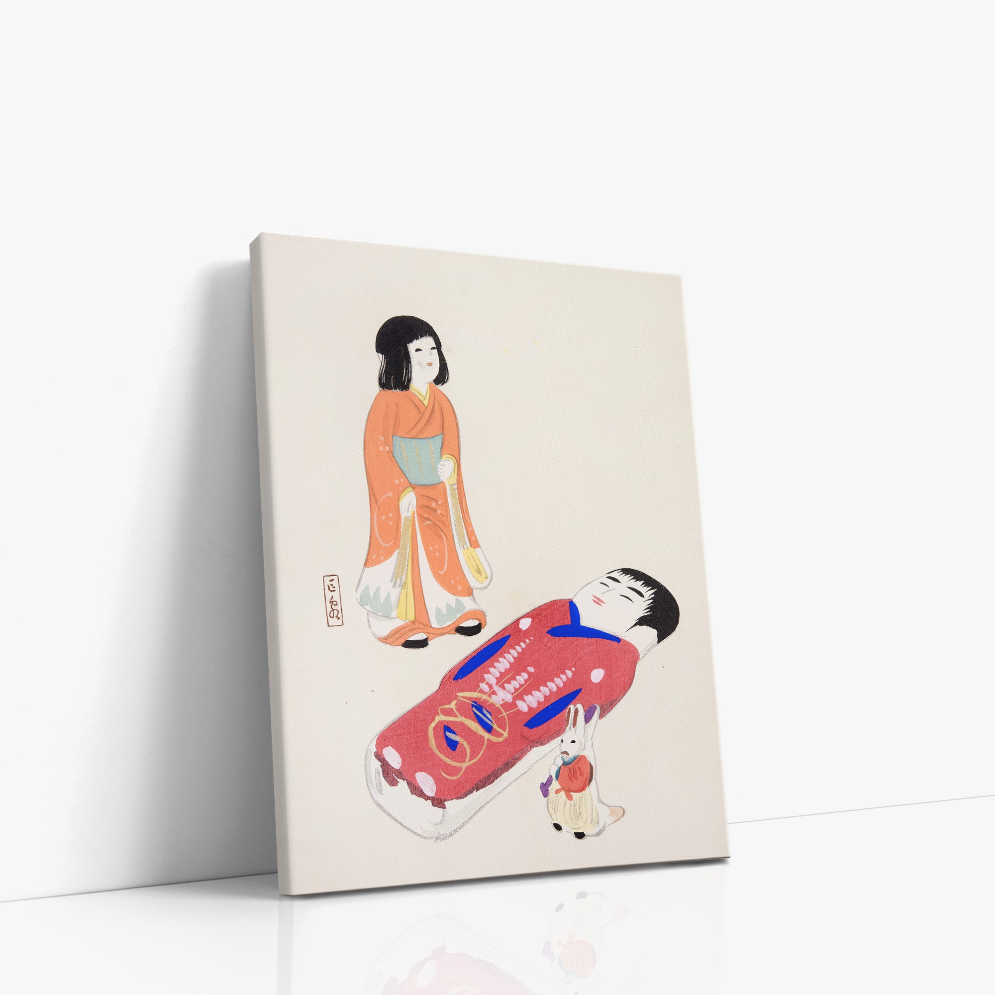 Kyosen's Collected Illustrations of Japanese Toys Nr. 34 ("Traditional Japanese Dolls")