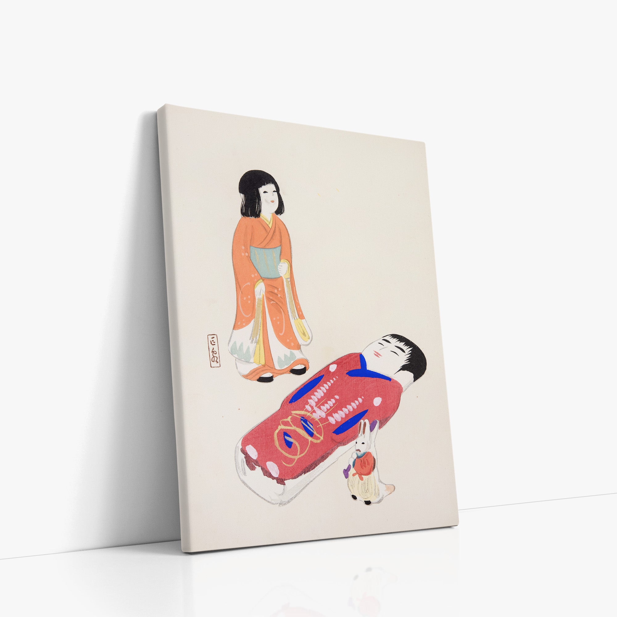 Kyosen's Collected Illustrations of Japanese Toys Nr. 34 ("Traditional Japanese Dolls")