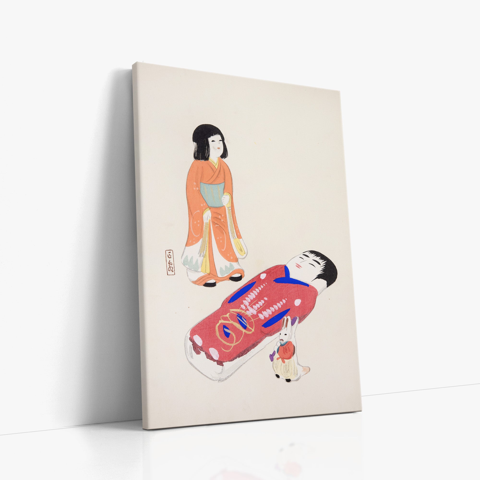 Kyosen's Collected Illustrations of Japanese Toys Nr. 34 ("Traditional Japanese Dolls")