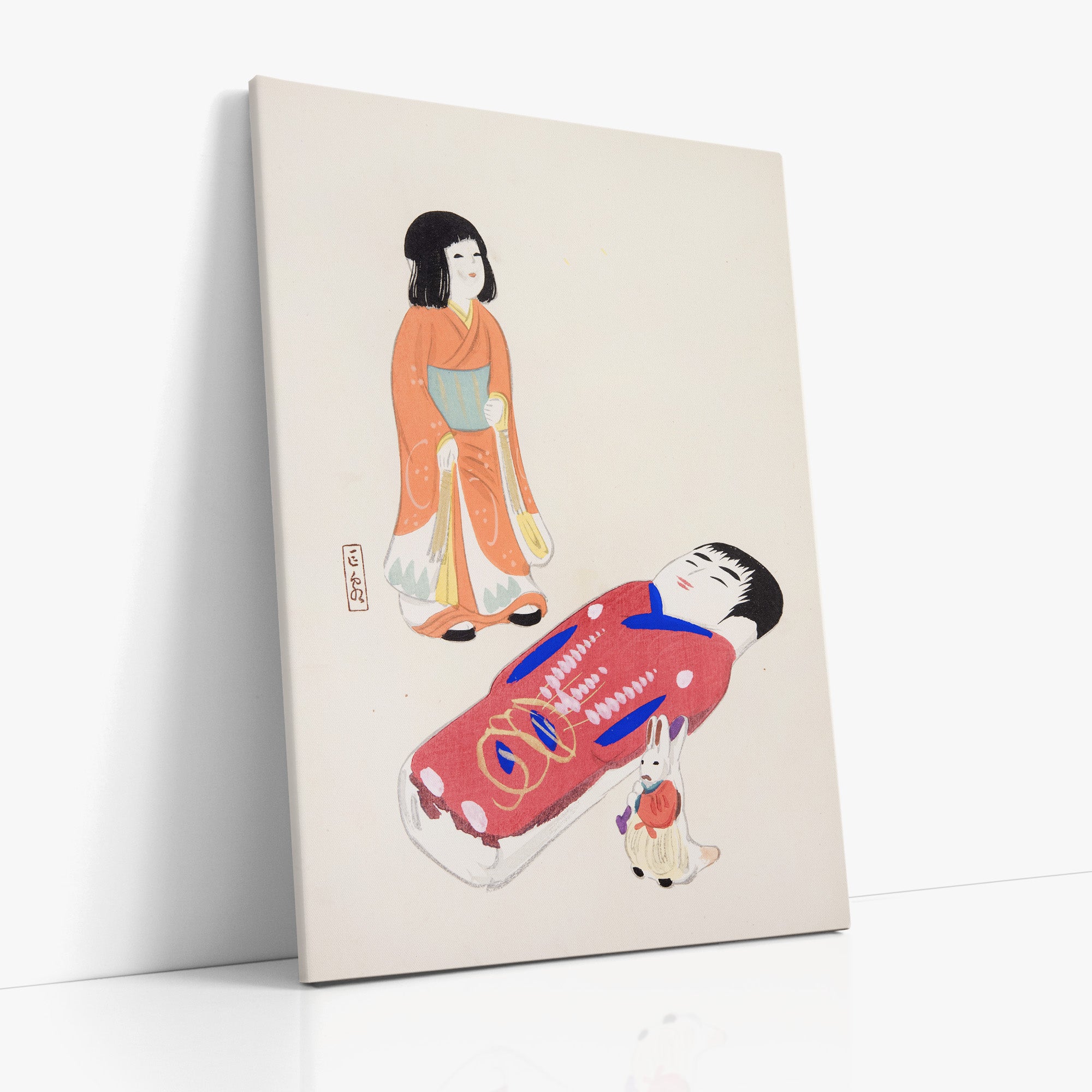 Kyosen's Collected Illustrations of Japanese Toys Nr. 34 ("Traditional Japanese Dolls")