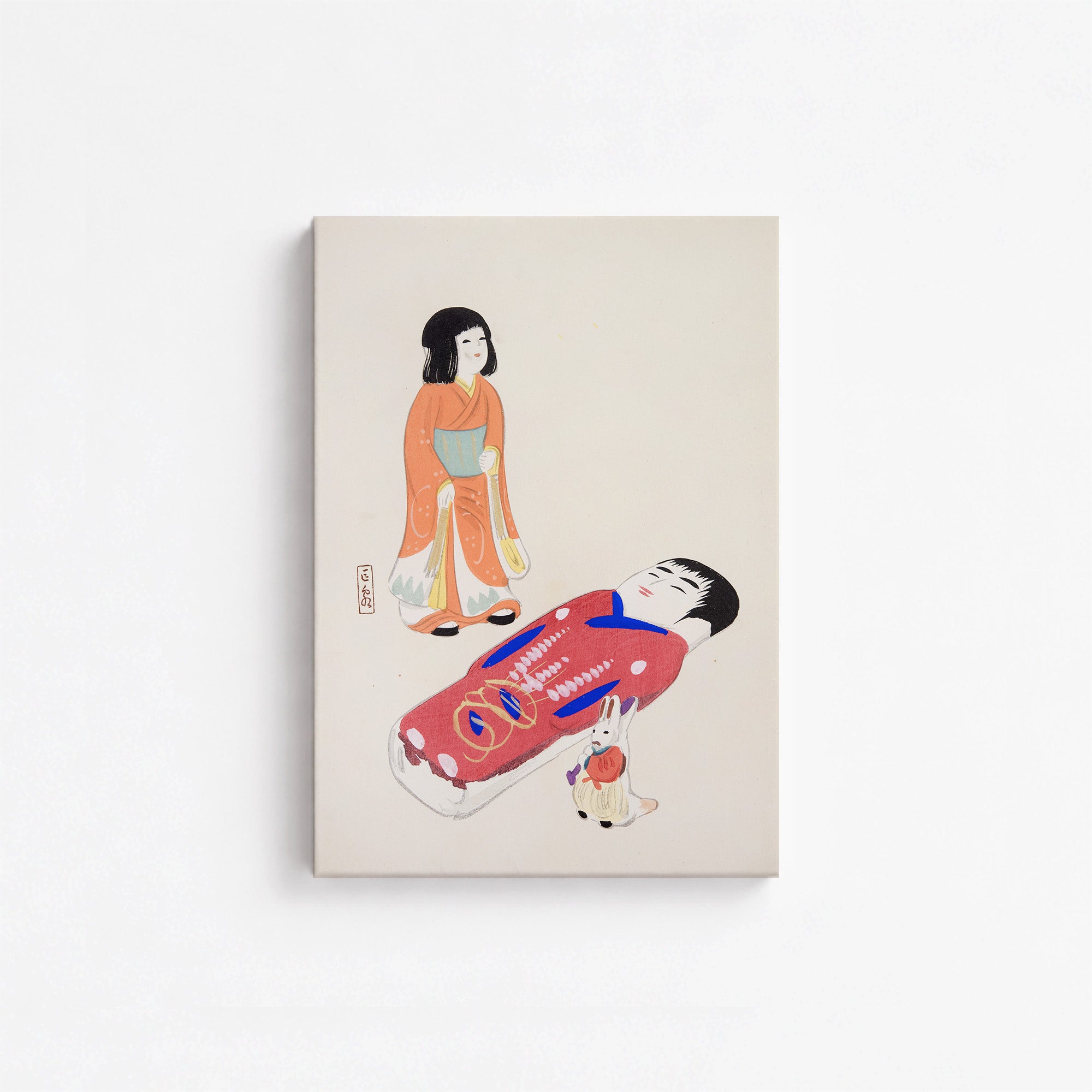 Kyosen's Collected Illustrations of Japanese Toys Nr. 34 ("Traditional Japanese Dolls")