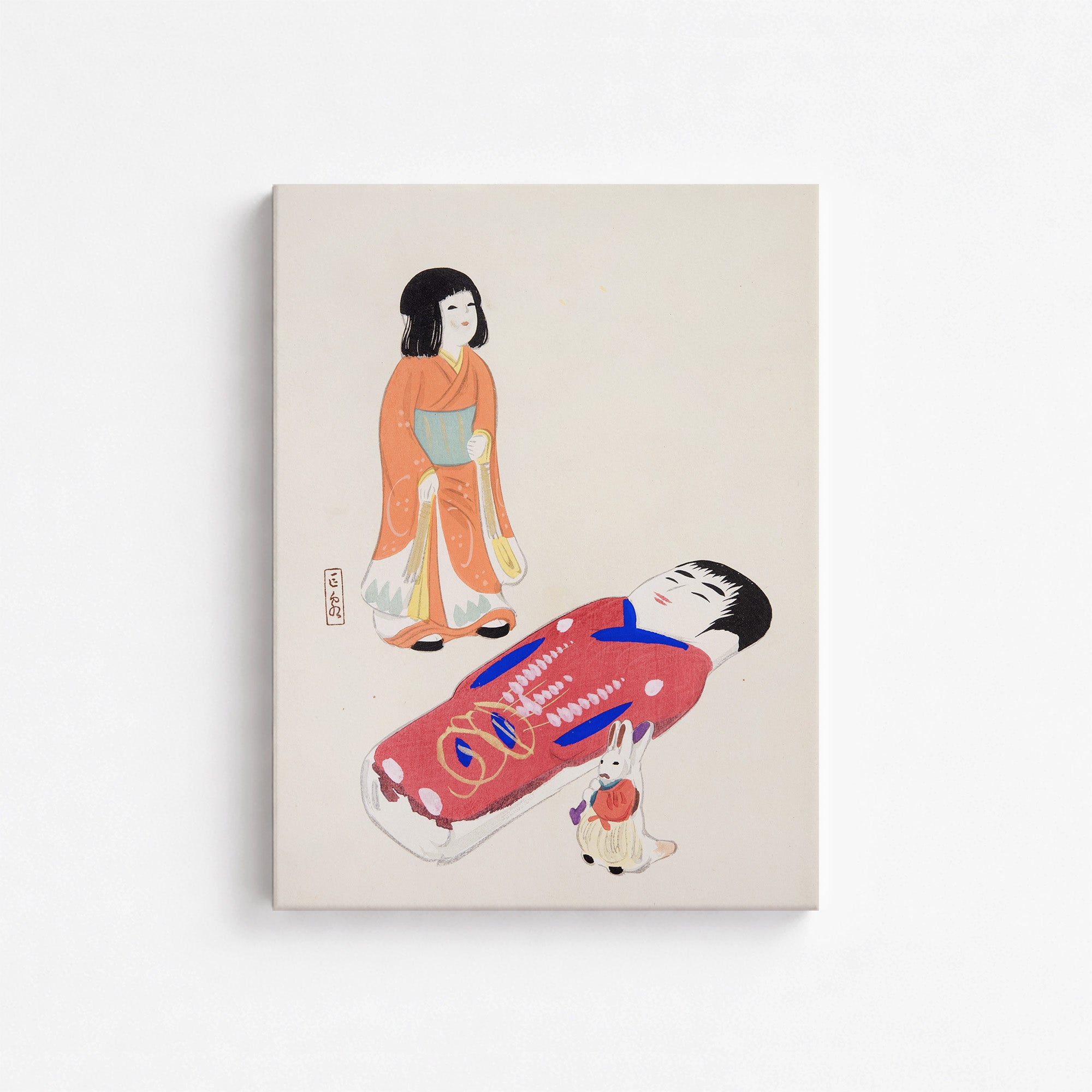 Kyosen's Collected Illustrations of Japanese Toys Nr. 34 ("Traditional Japanese Dolls")