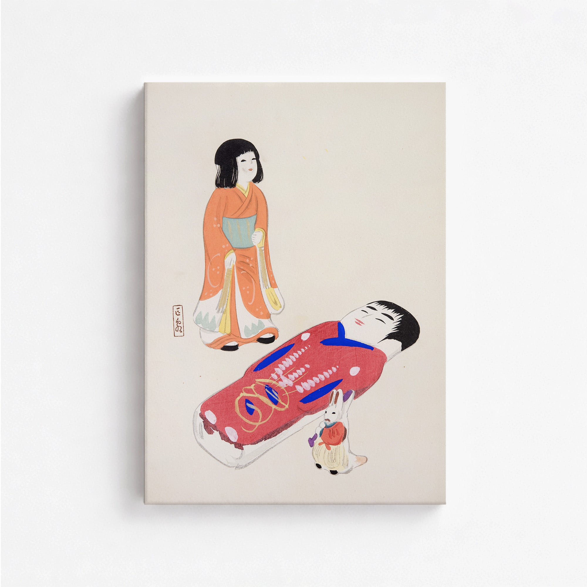 Kyosen's Collected Illustrations of Japanese Toys Nr. 34 ("Traditional Japanese Dolls")