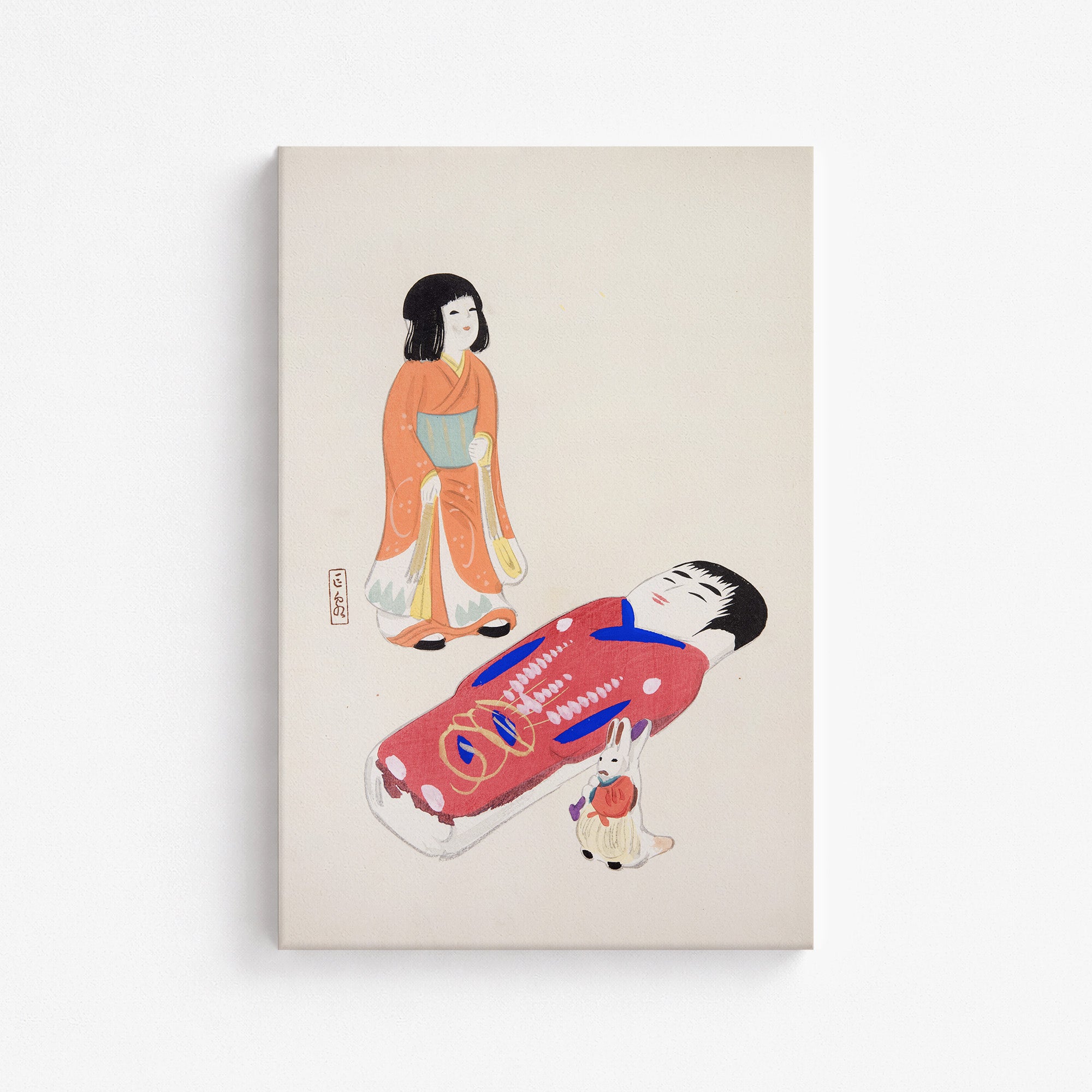 Kyosen's Collected Illustrations of Japanese Toys Nr. 34 ("Traditional Japanese Dolls")