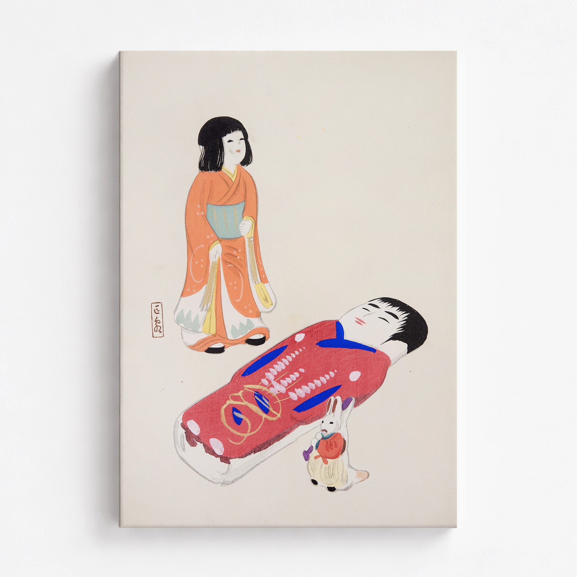 Kyosen's Collected Illustrations of Japanese Toys Nr. 34 ("Traditional Japanese Dolls")