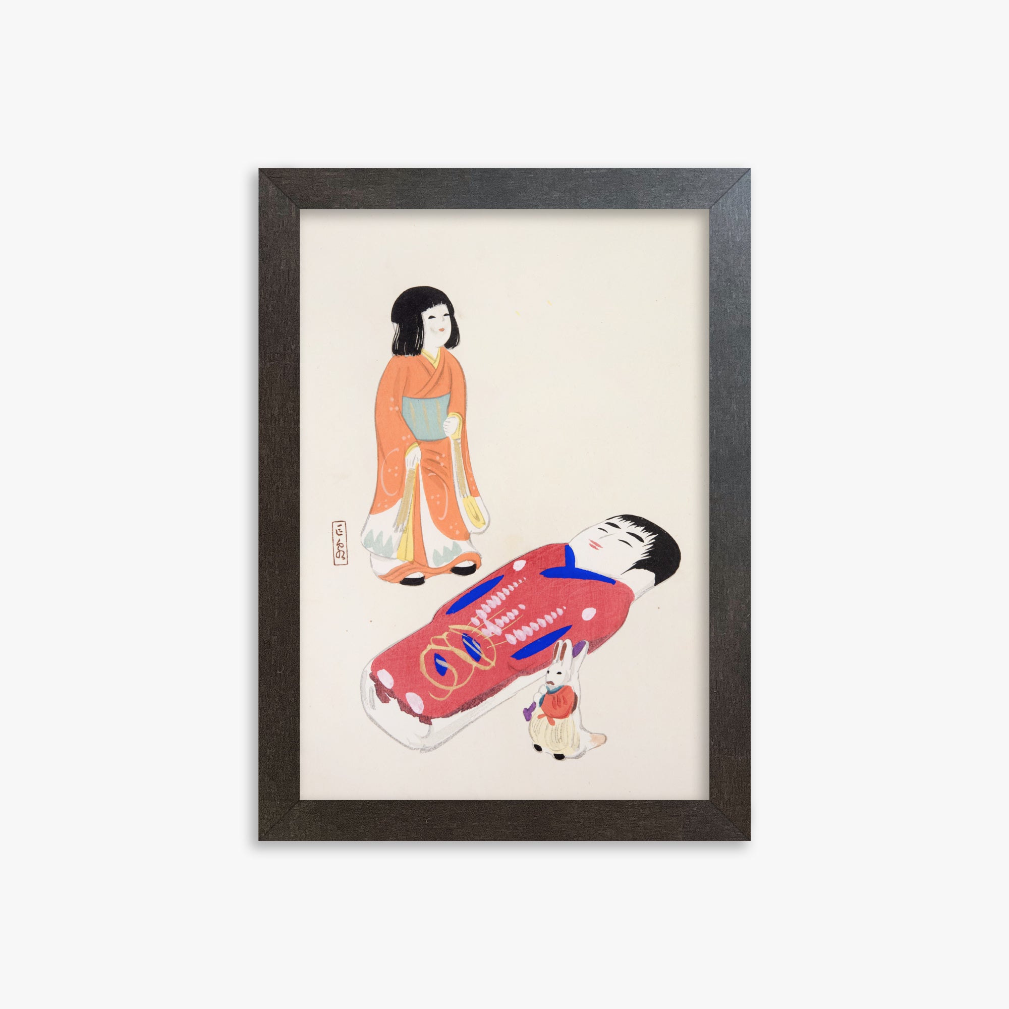 Kyosen's Collected Illustrations of Japanese Toys Nr. 34 ("Bambole tradizionali giapponesi")