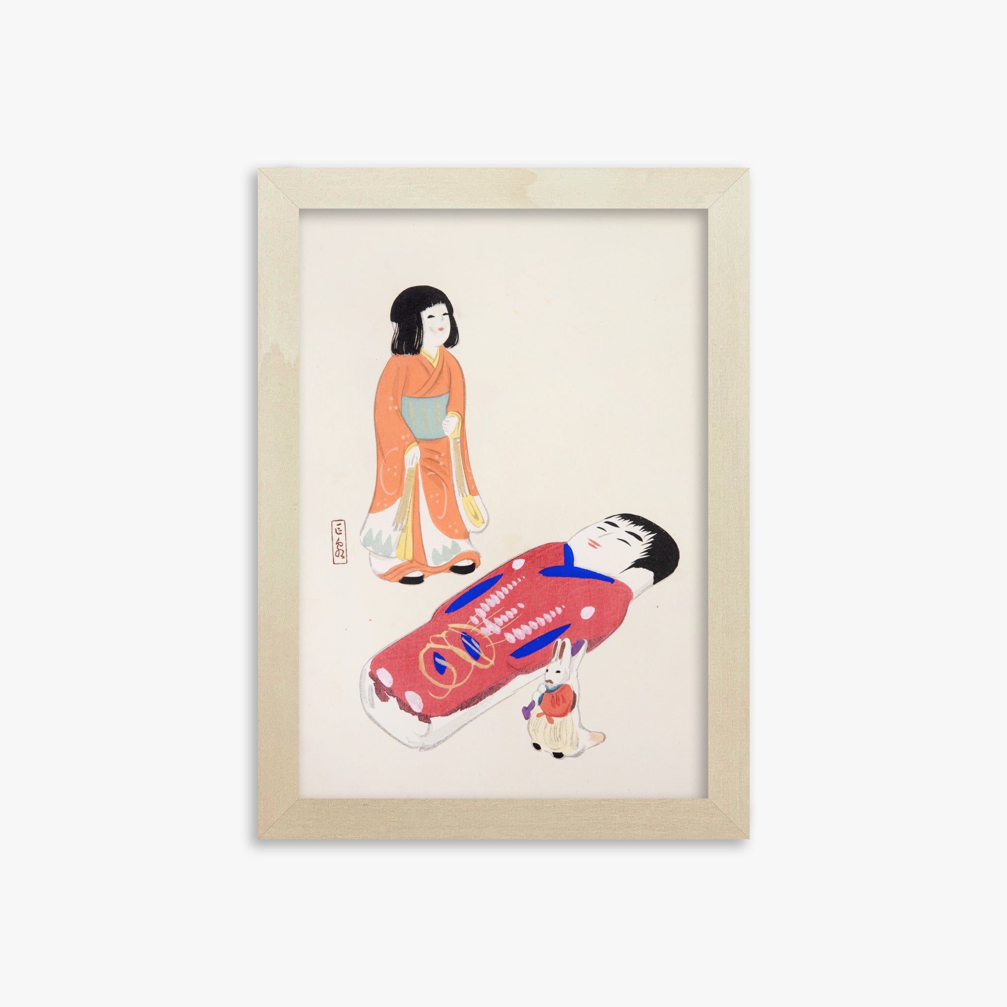 Kyosen's Collected Illustrations of Japanese Toys Nr. 34 ("Bambole tradizionali giapponesi")