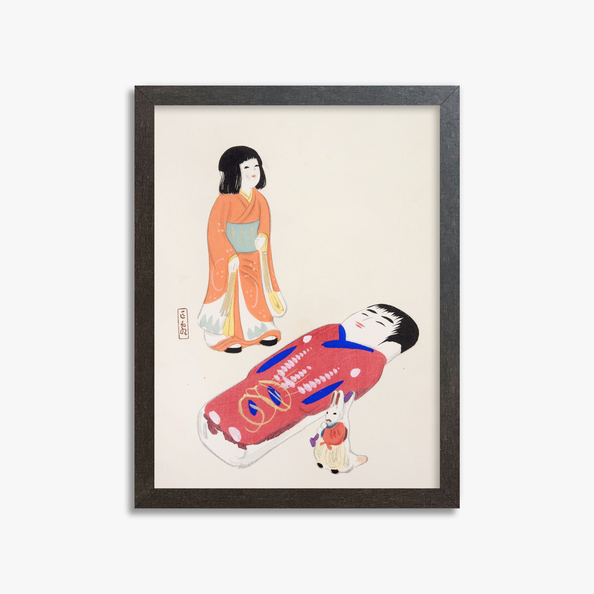 Kyosen's Collected Illustrations of Japanese Toys Nr. 34 ("Bambole tradizionali giapponesi")