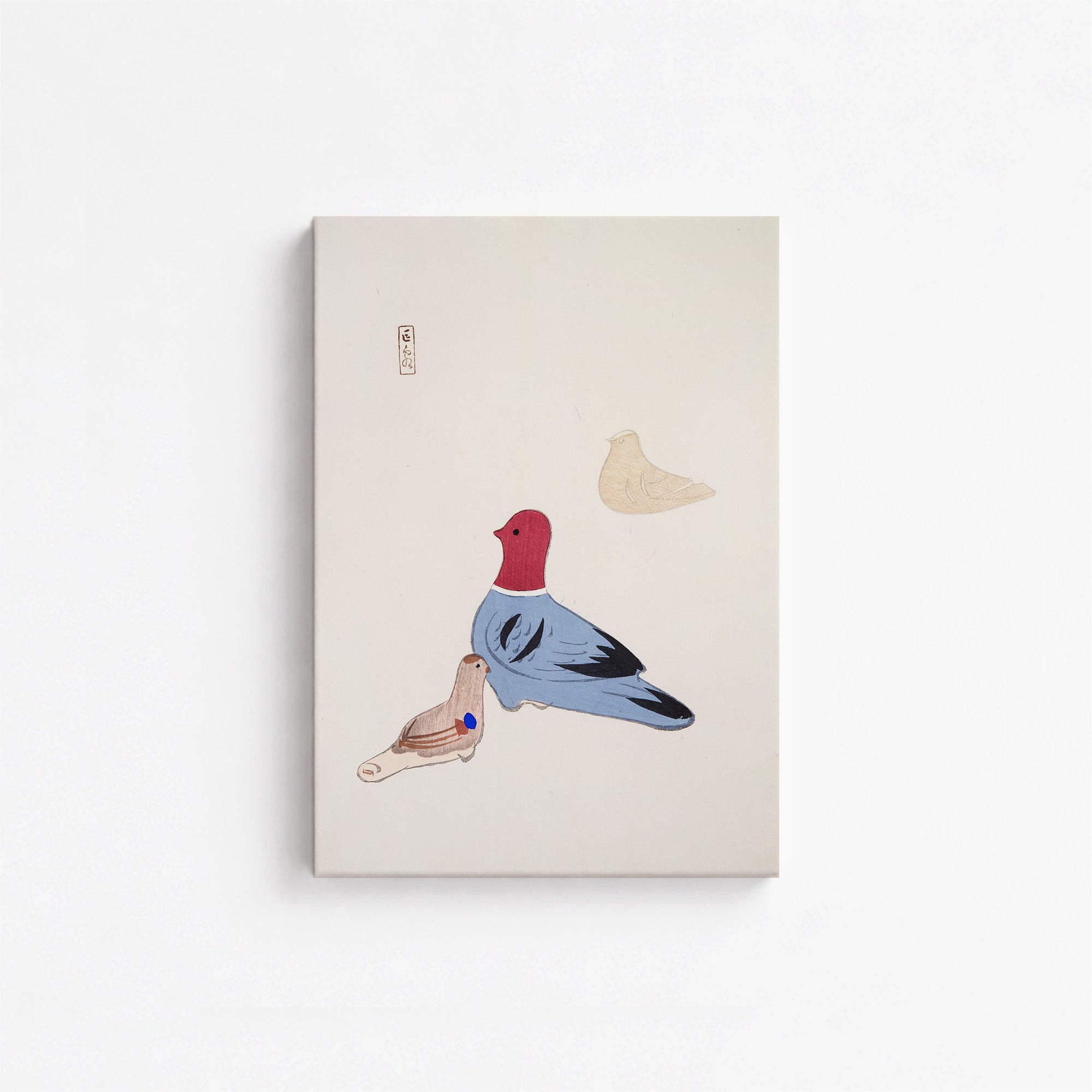 Kyosen’s Collected Illustrations of Japanese Toys Nr. 36 ("Serene Aviary Trio")