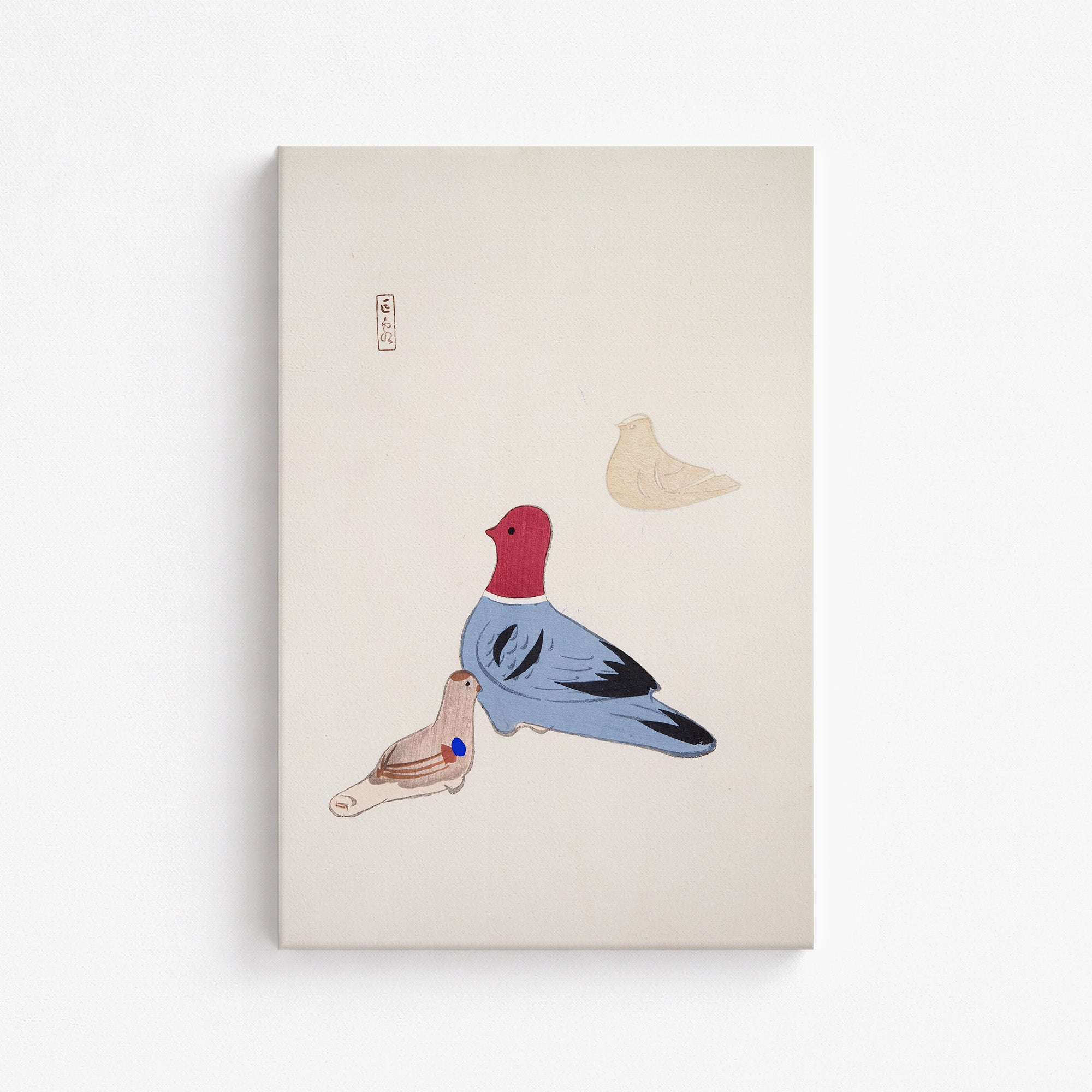 Kyosen’s Collected Illustrations of Japanese Toys Nr. 36 ("Serene Aviary Trio")