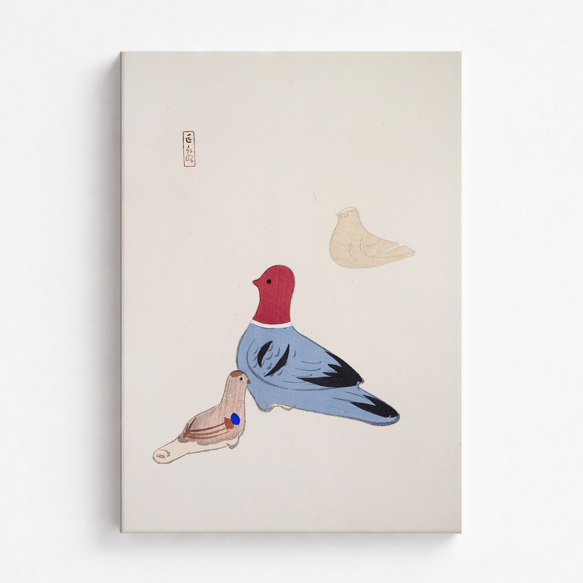 Kyosen’s Collected Illustrations of Japanese Toys Nr. 36 ("Serene Aviary Trio")