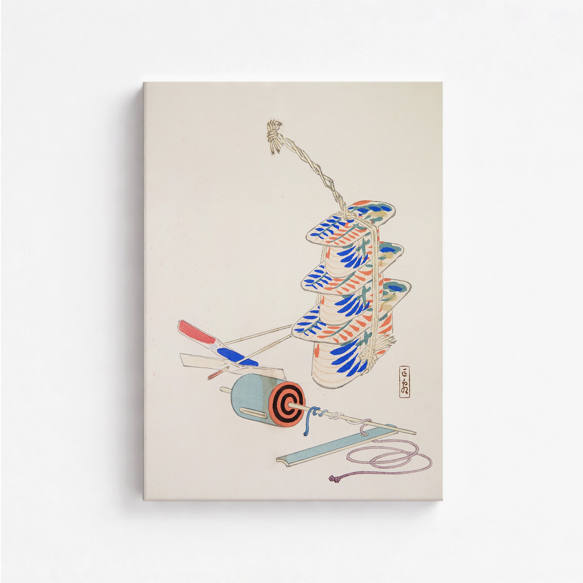 Kyosen's Collected Illustrations of Japanese Toys Nr. 37 ("Nostalgic Winds : Japanese Childhood Treasures")