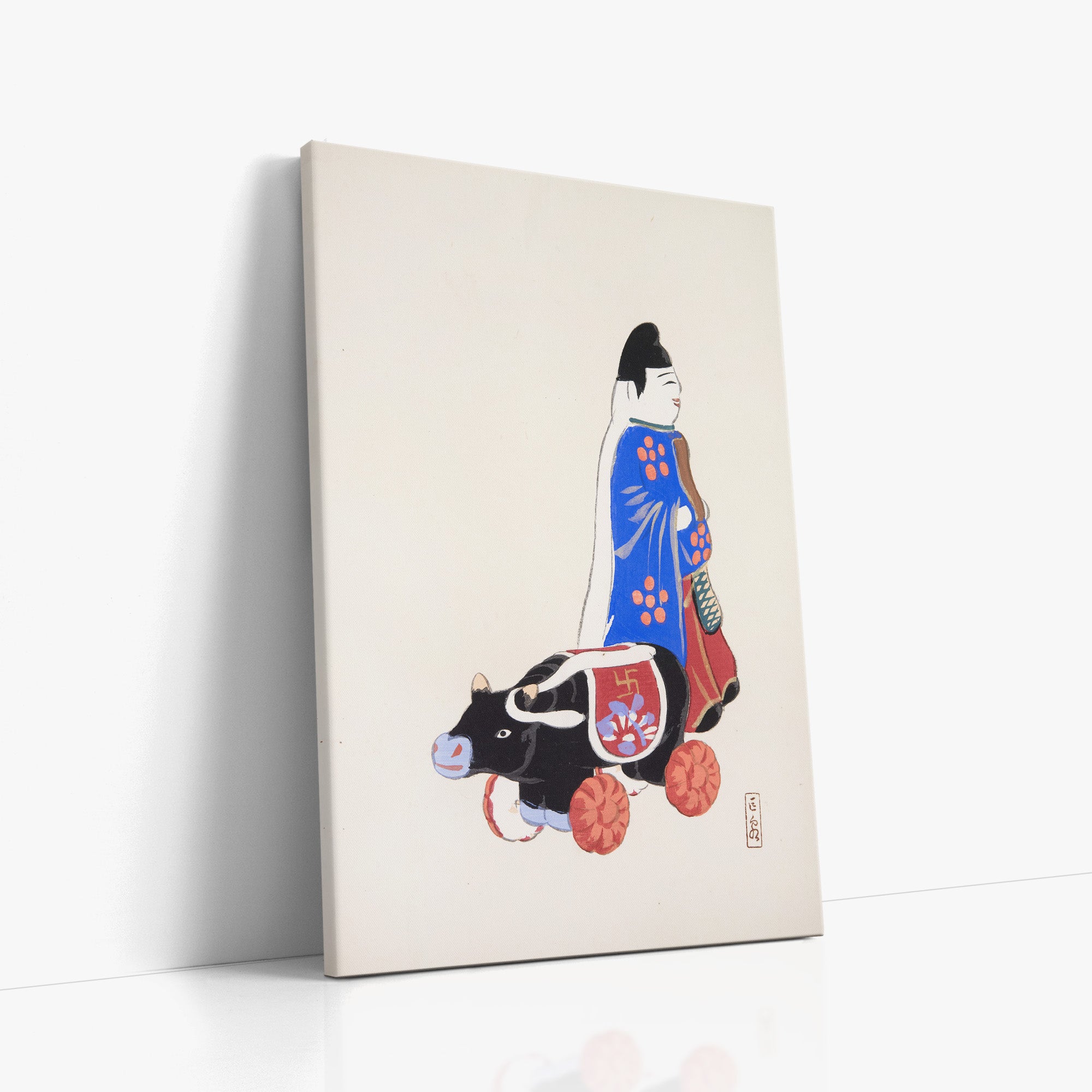 Kyosen's Collected Illustrations of Japanese Toys Nr. 39 ("Ancient Companion: Japanese Pastoral Toy")