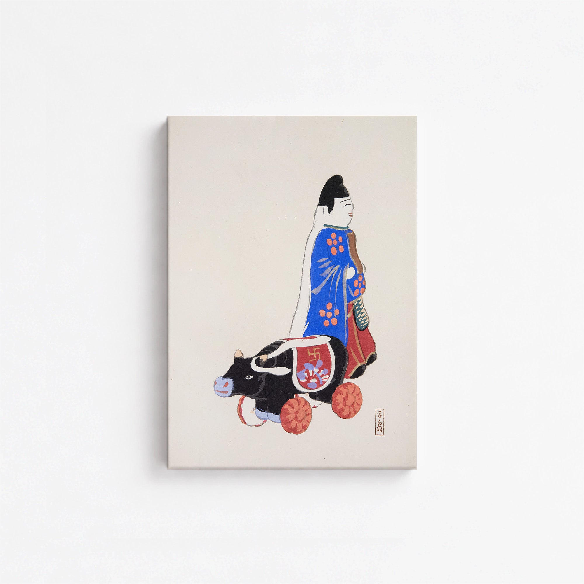 Kyosen's Collected Illustrations of Japanese Toys Nr. 39 ("Ancient Companion: Japanese Pastoral Toy")
