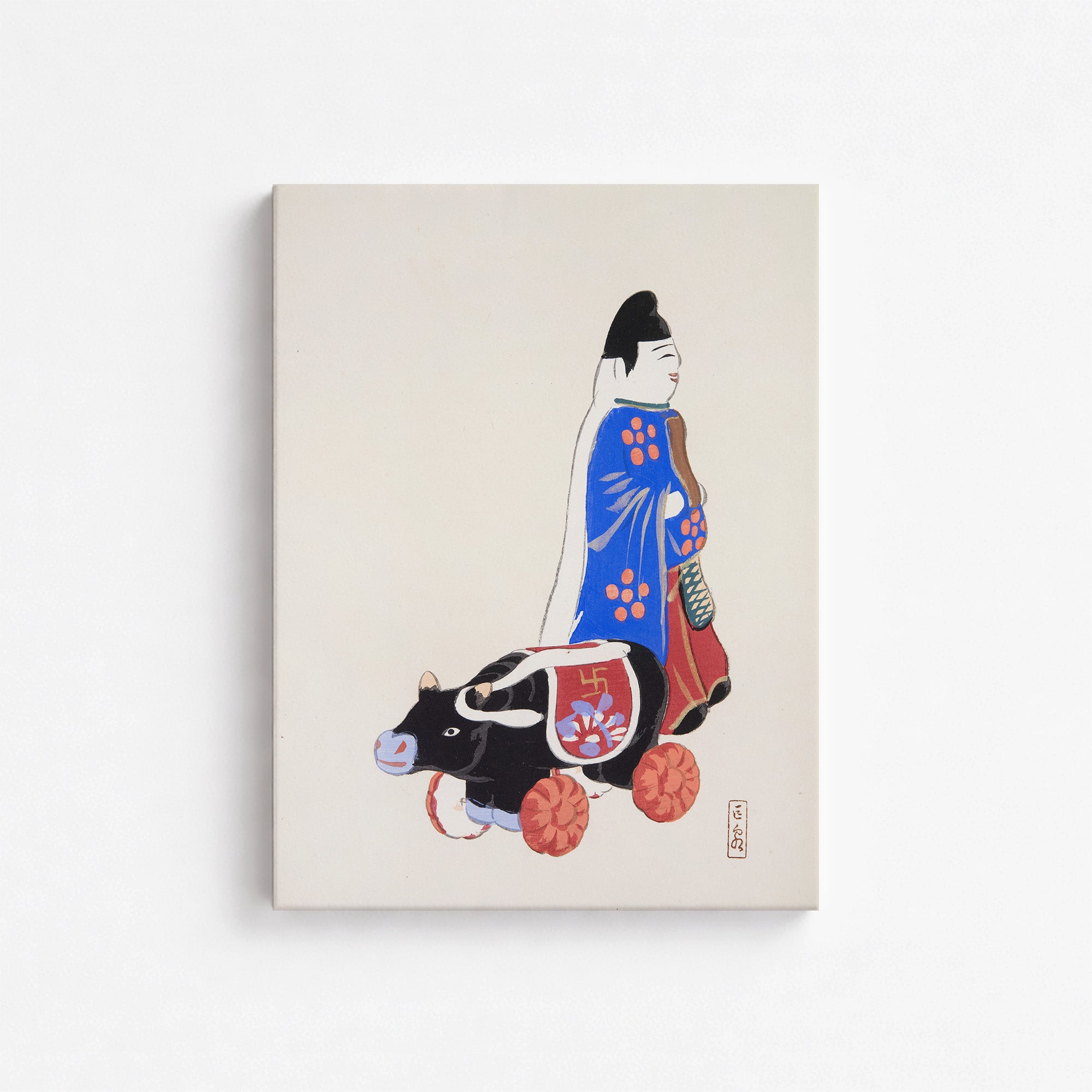 Kyosen's Collected Illustrations of Japanese Toys Nr. 39 ("Ancient Companion: Japanese Pastoral Toy")