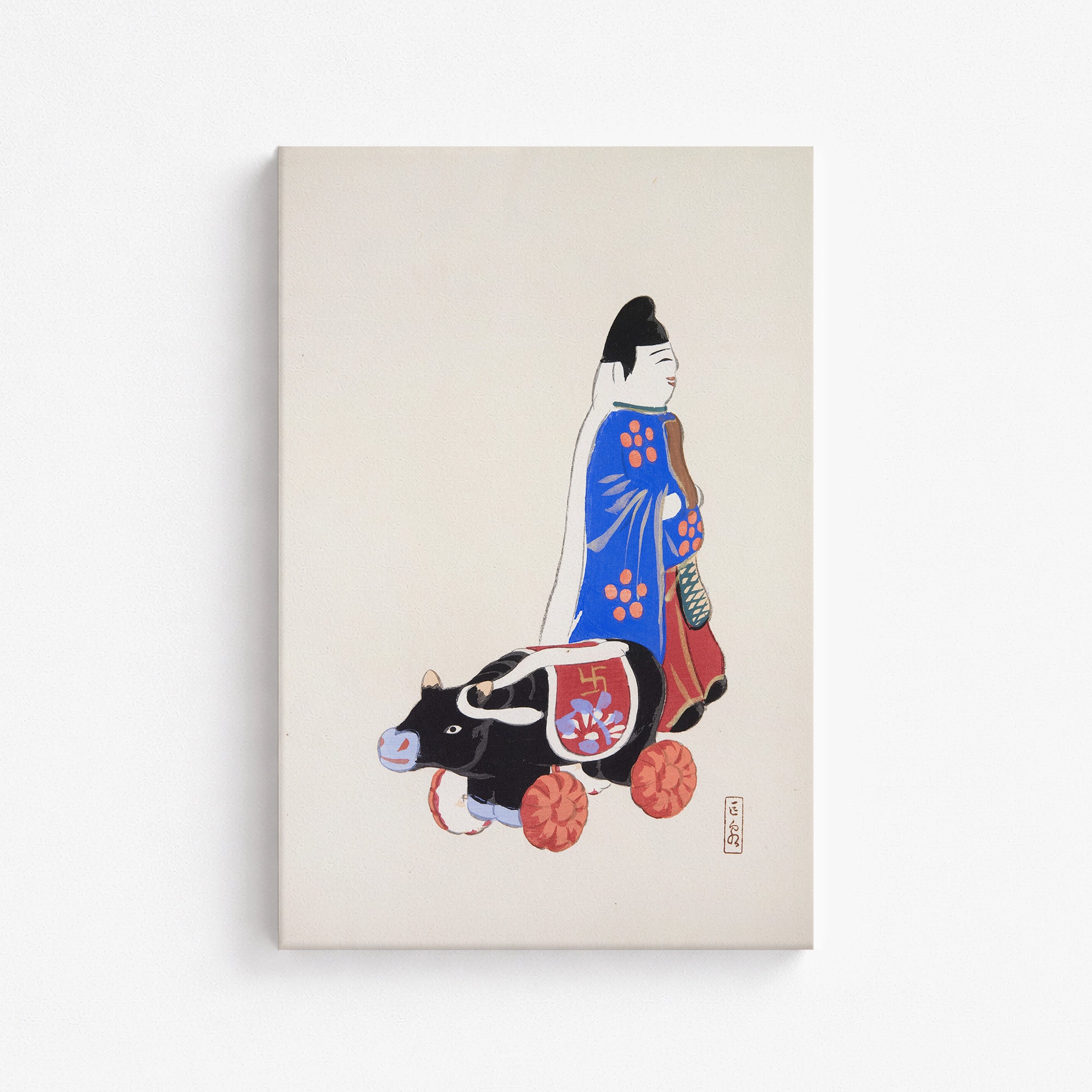 Kyosen's Collected Illustrations of Japanese Toys Nr. 39 ("Ancient Companion: Japanese Pastoral Toy")