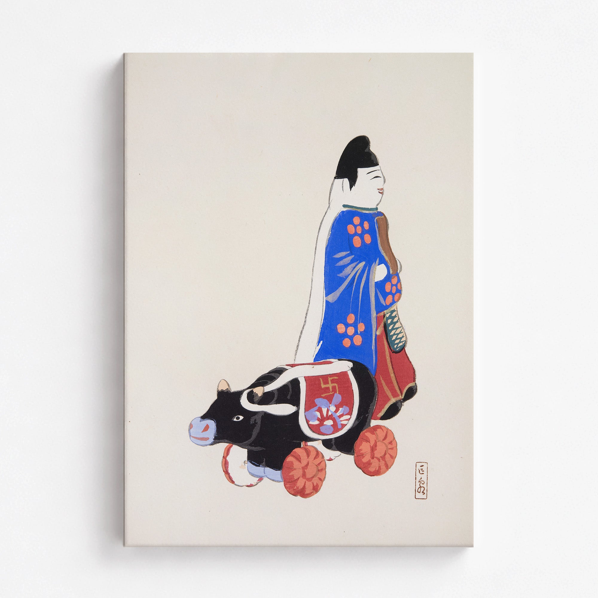 Kyosen's Collected Illustrations of Japanese Toys Nr. 39 ("Ancient Companion: Japanese Pastoral Toy")