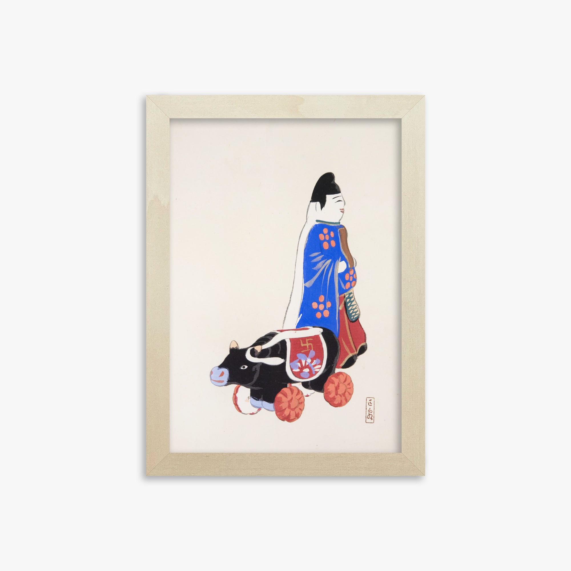 Kyosen's Collected Illustrations of Japanese Toys Nr. 39 ("Ancient Companion: Japanese Pastoral Toy")