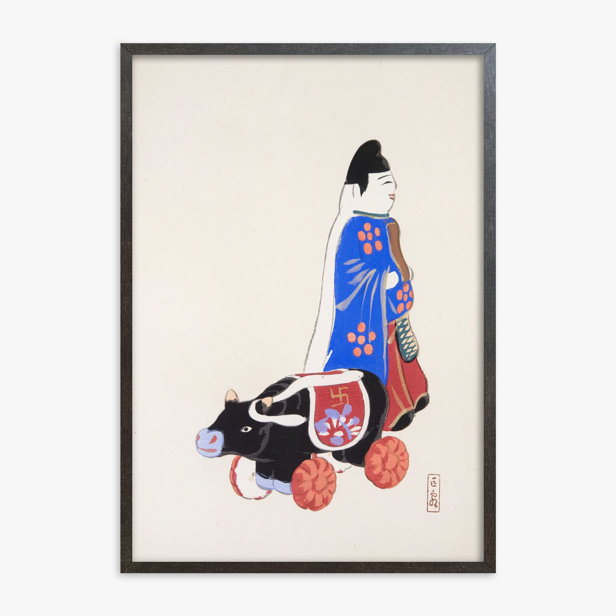 Kyosen's Collected Illustrations of Japanese Toys Nr. 39 ("Ancient Companion: Japanese Pastoral Toy")