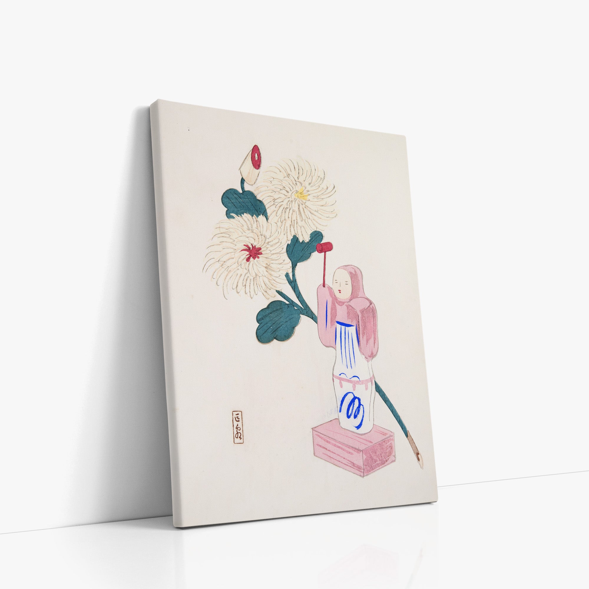 Kyosen’s Collected Illustrations of Japanese Toys Nr. 41 ("Serene Chrysanthemum Bloom")