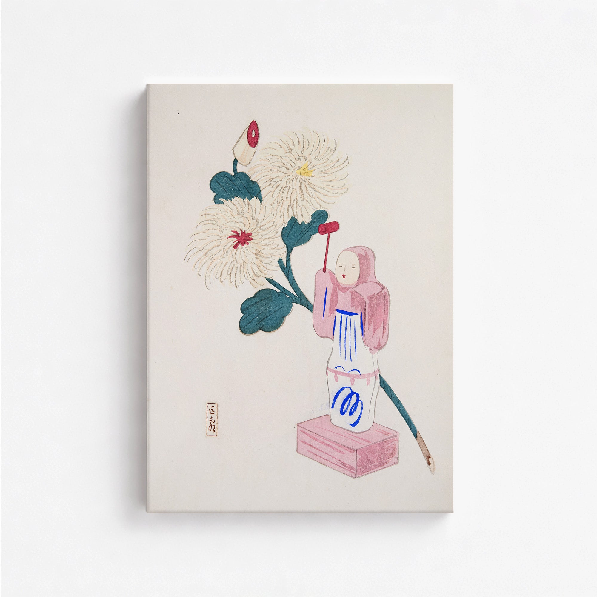Kyosen’s Collected Illustrations of Japanese Toys Nr. 41 ("Serene Chrysanthemum Bloom")