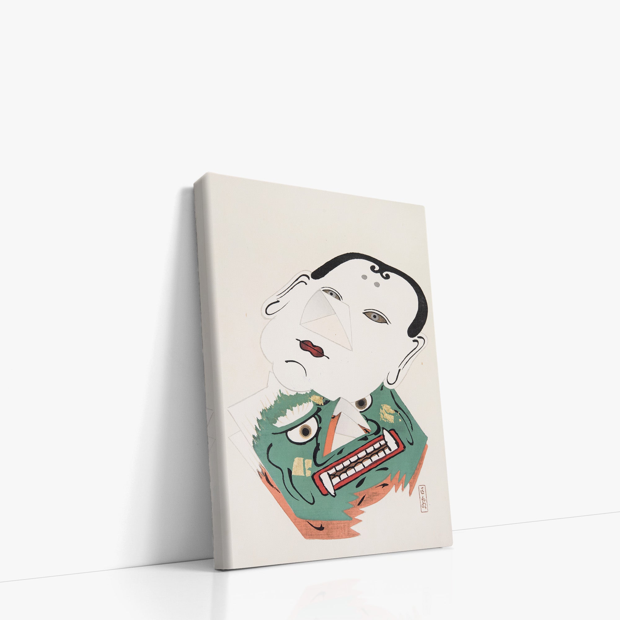 Kyosen’s Collected Illustrations of Japanese Toys Nr. 42 ("Dual Mask Expression")