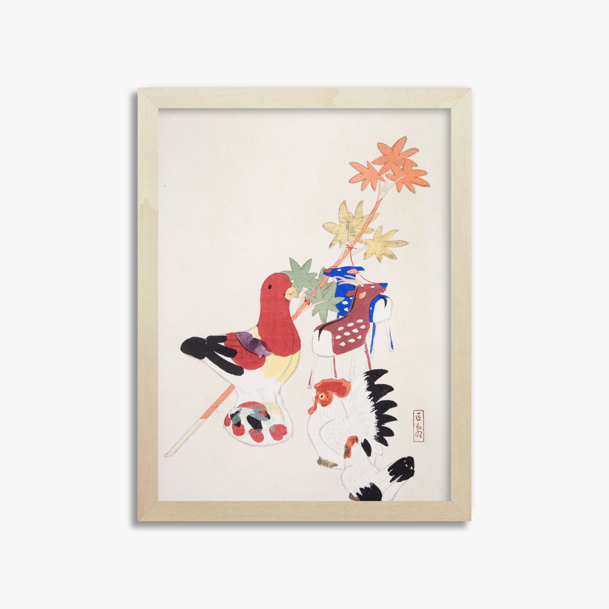 Kyosen's Collected Illustrations of Japanese Toys Nr. 45 ("Farmyard Harmony")
