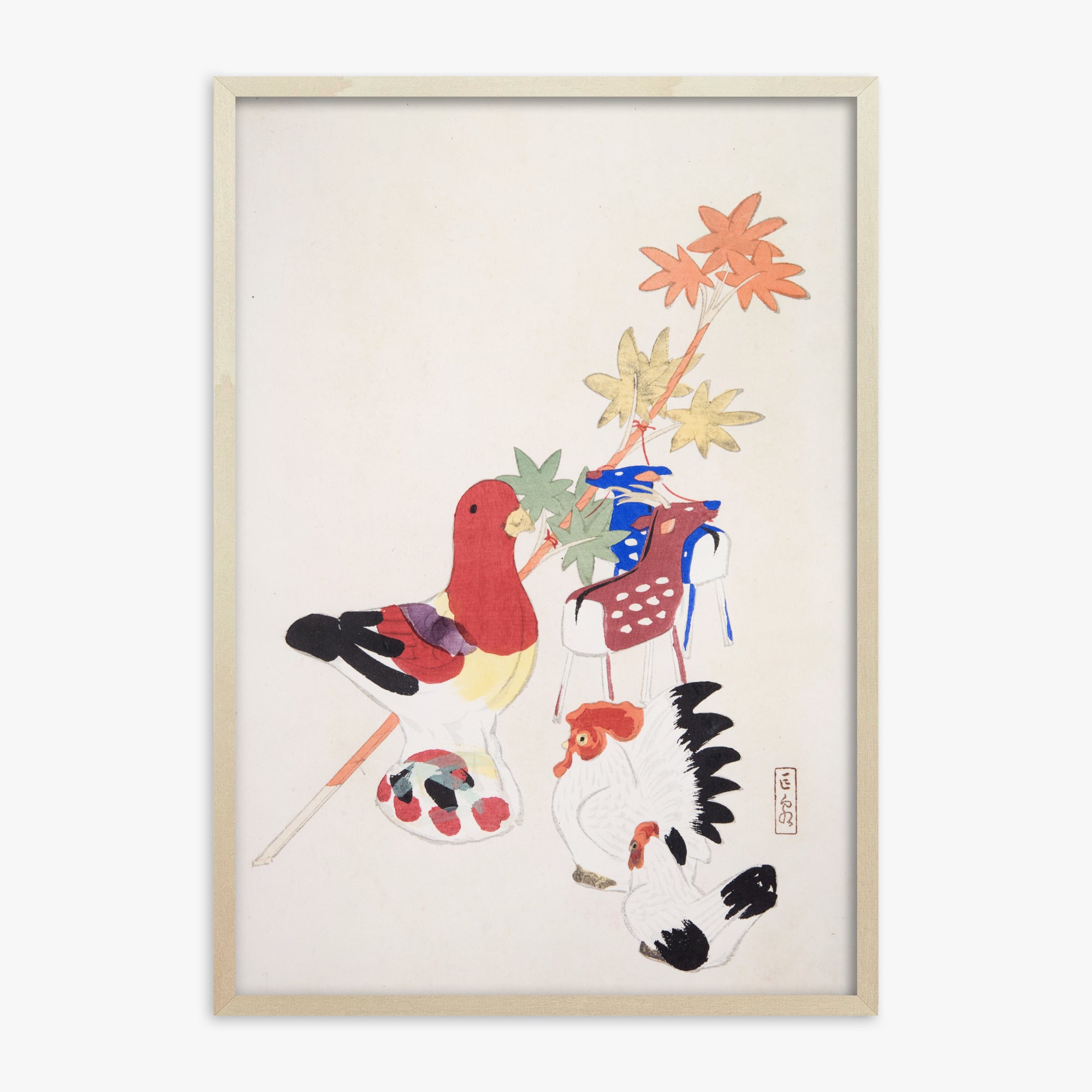 Kyosen's Collected Illustrations of Japanese Toys Nr. 45 ("Farmyard Harmony")