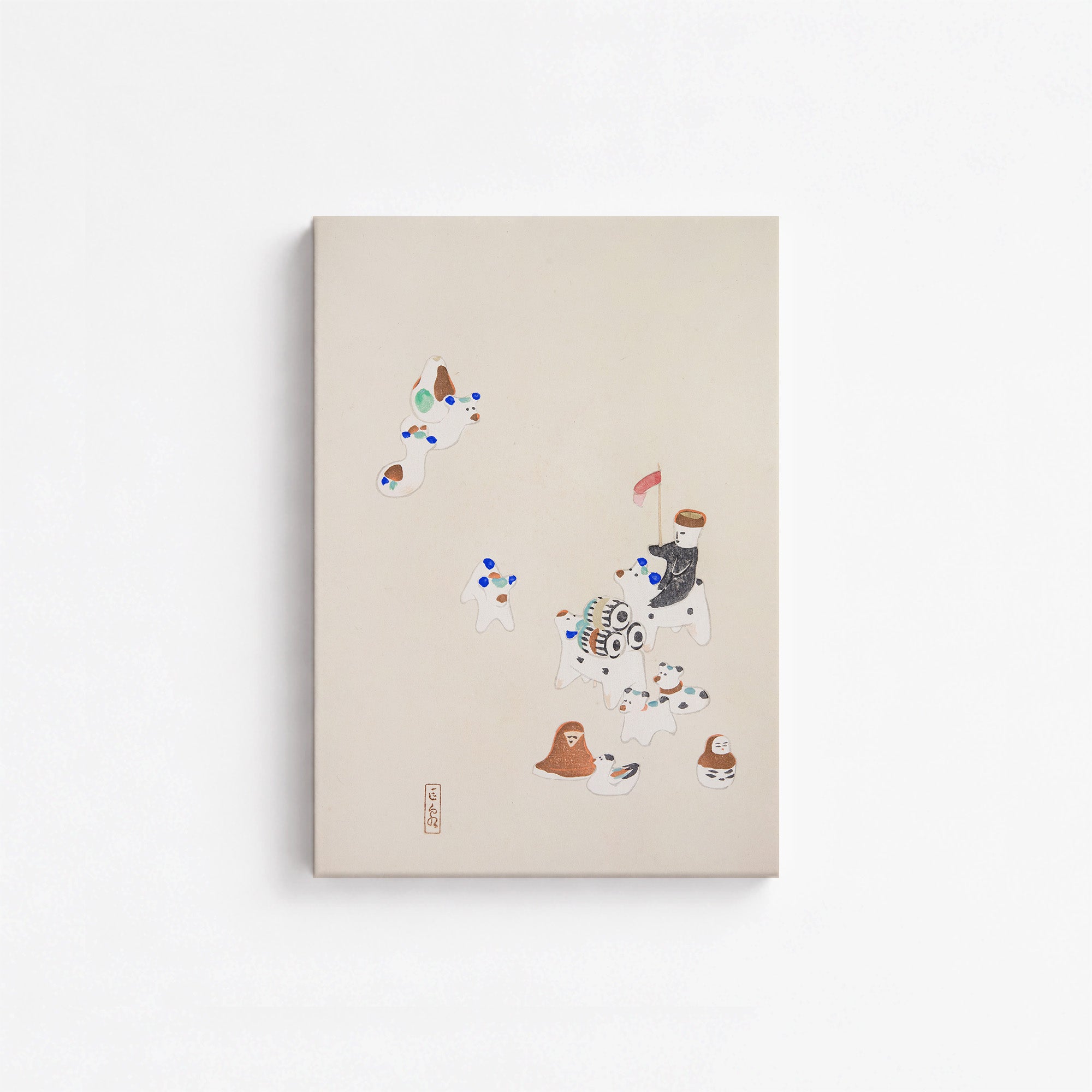 Kyosen's Collected Illustrations of Japanese Toys Nr. 46 ("Whimsical Parade")
