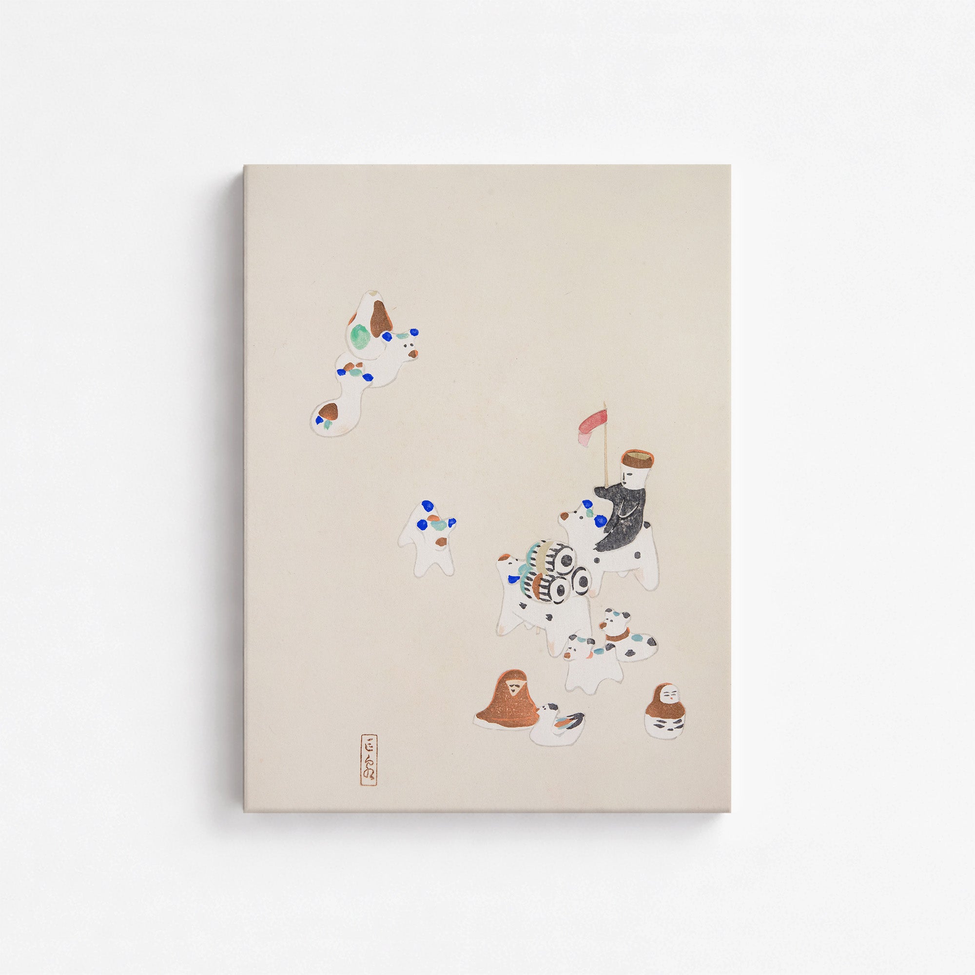 Kyosen's Collected Illustrations of Japanese Toys Nr. 46 ("Whimsical Parade")
