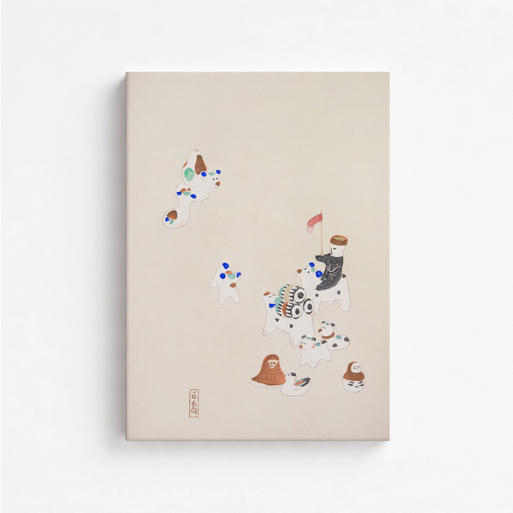 Kyosen's Collected Illustrations of Japanese Toys Nr. 46 ("Whimsical Parade")