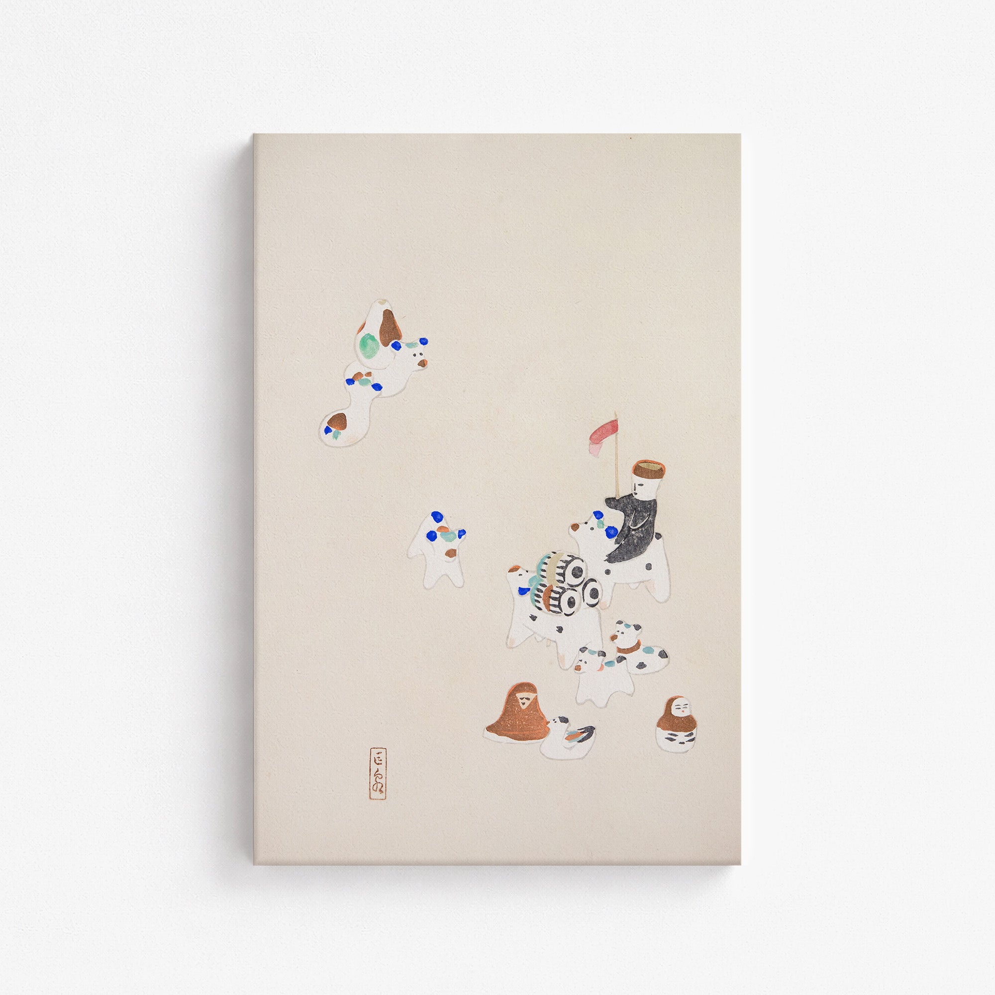 Kyosen's Collected Illustrations of Japanese Toys Nr. 46 ("Whimsical Parade")