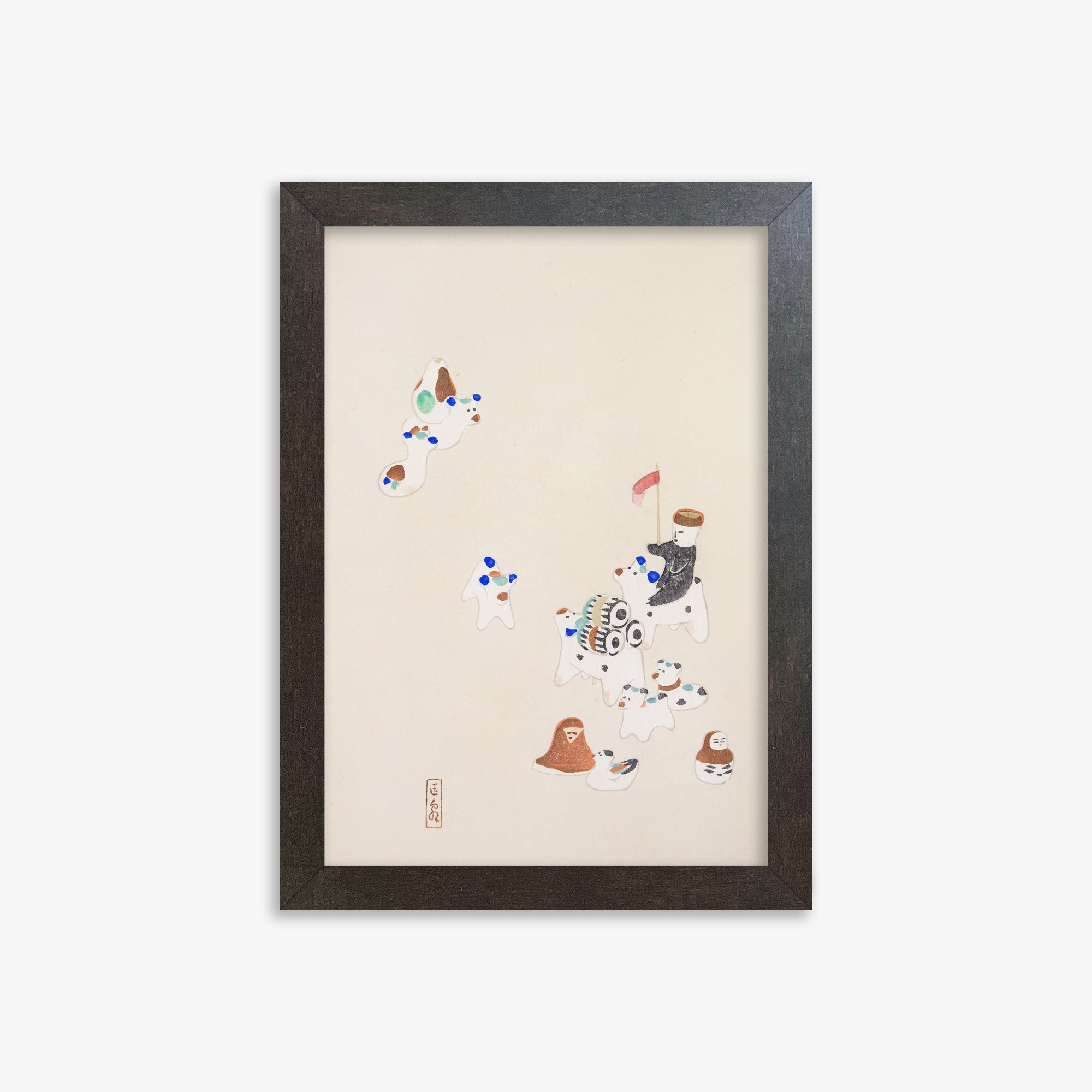Kyosen's Collected Illustrations of Japanese Toys Nr. 46 ("Whimsical Parade")