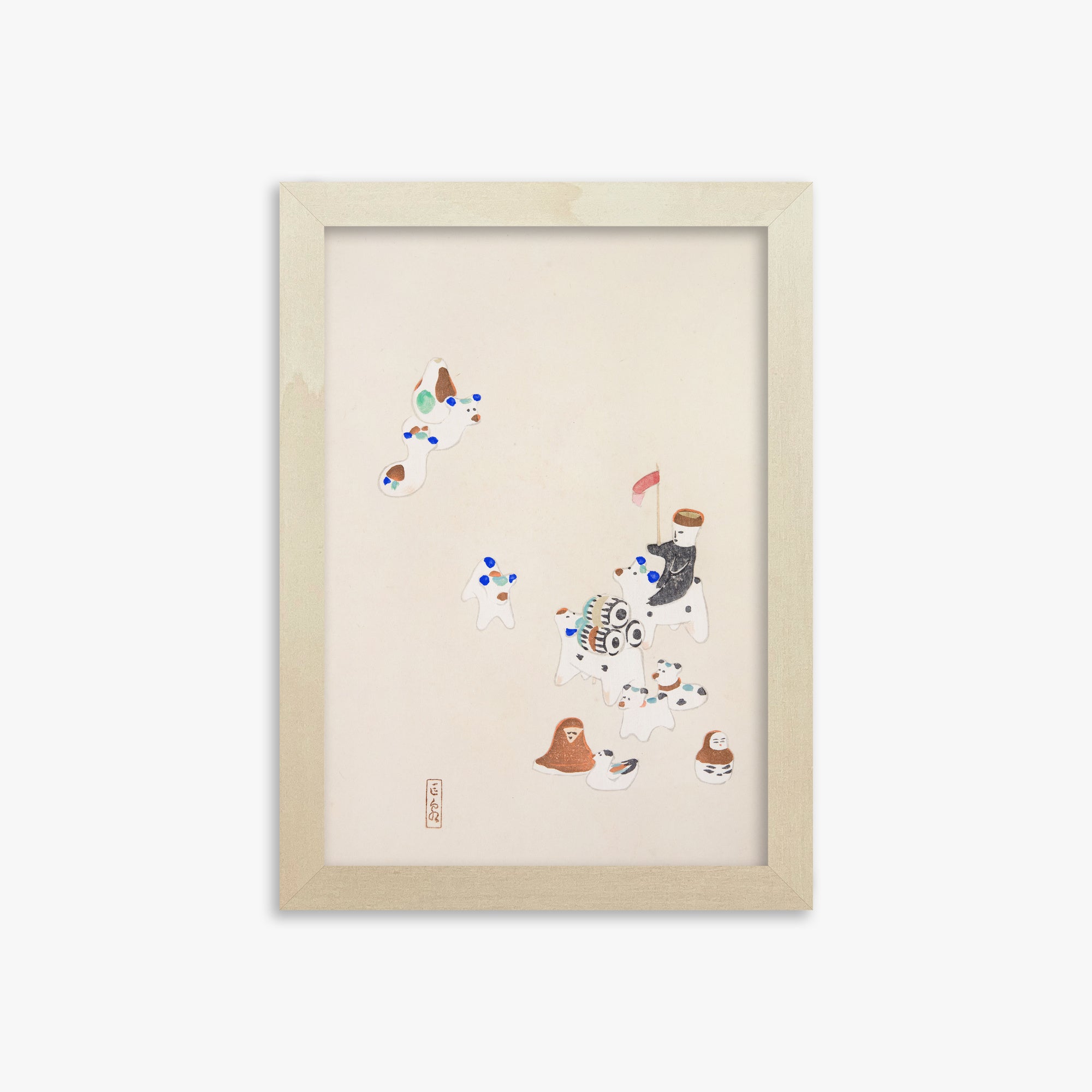 Kyosen's Collected Illustrations of Japanese Toys Nr. 46 ("Whimsical Parade")