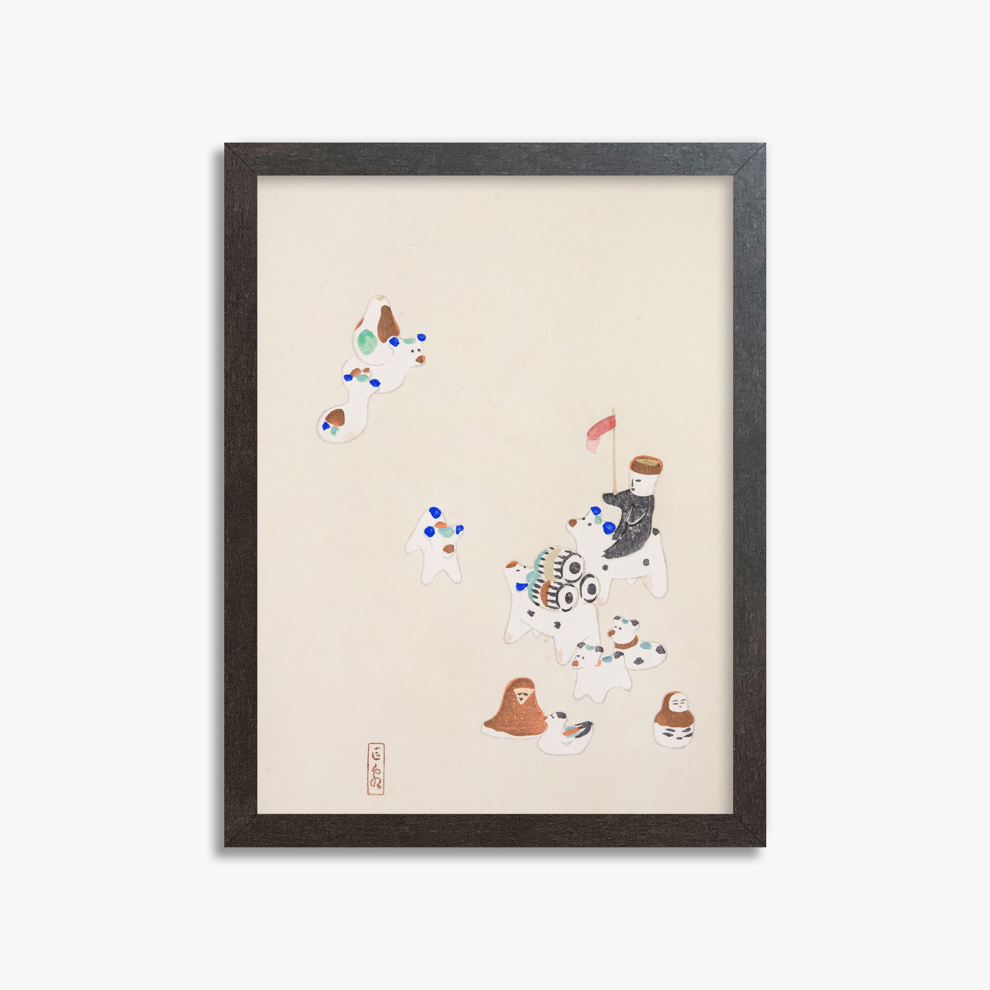 Kyosen's Collected Illustrations of Japanese Toys Nr. 46 ("Whimsical Parade")