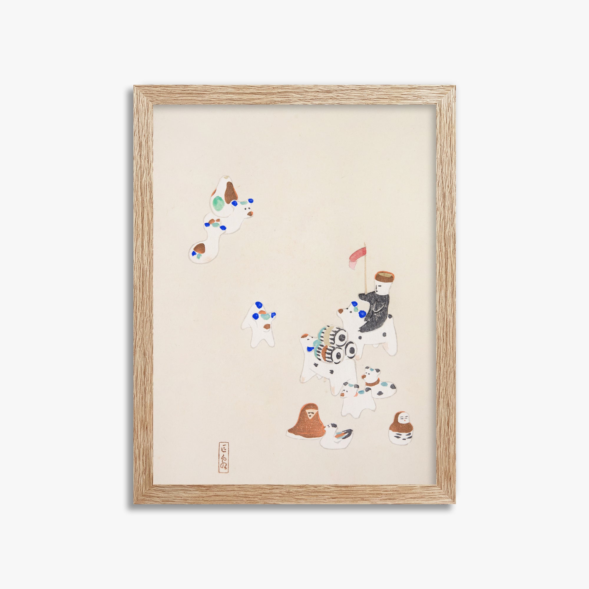 Kyosen's Collected Illustrations of Japanese Toys Nr. 46 ("Whimsical Parade")
