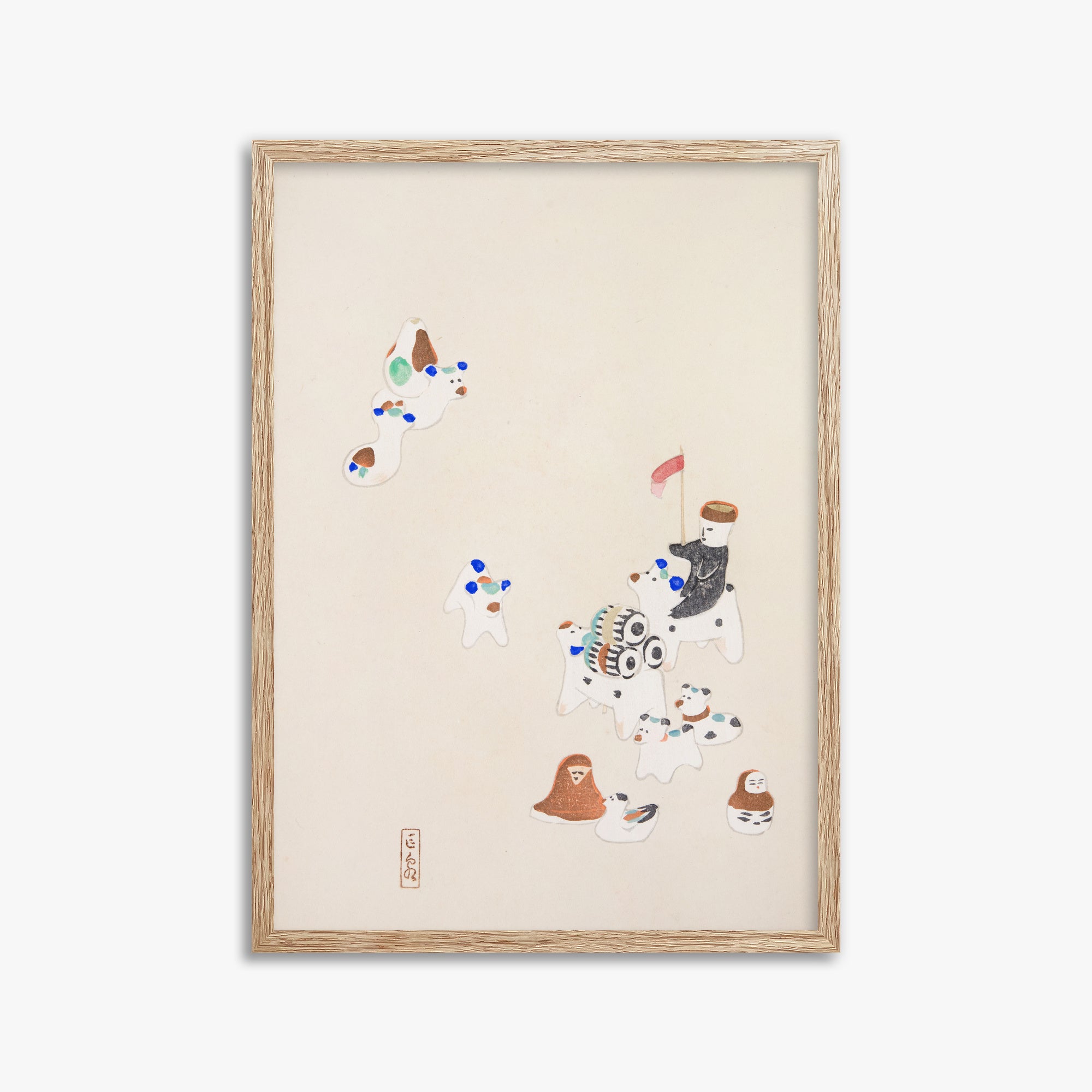 Kyosen's Collected Illustrations of Japanese Toys Nr. 46 ("Whimsical Parade")