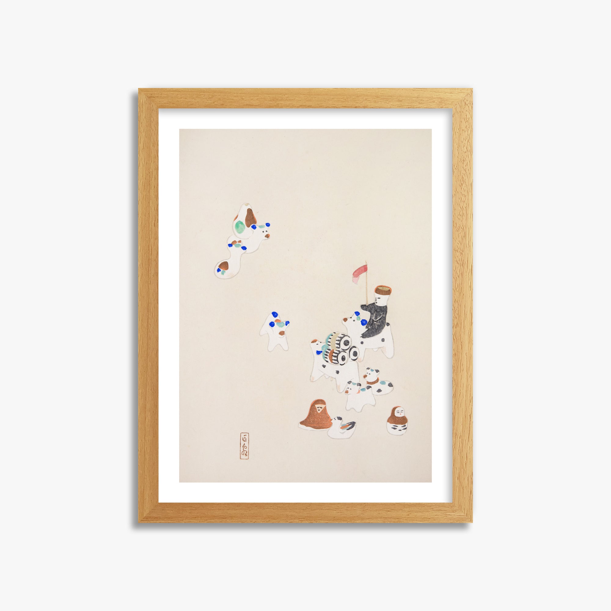 Kyosen's Collected Illustrations of Japanese Toys Nr. 46 ("Whimsical Parade")