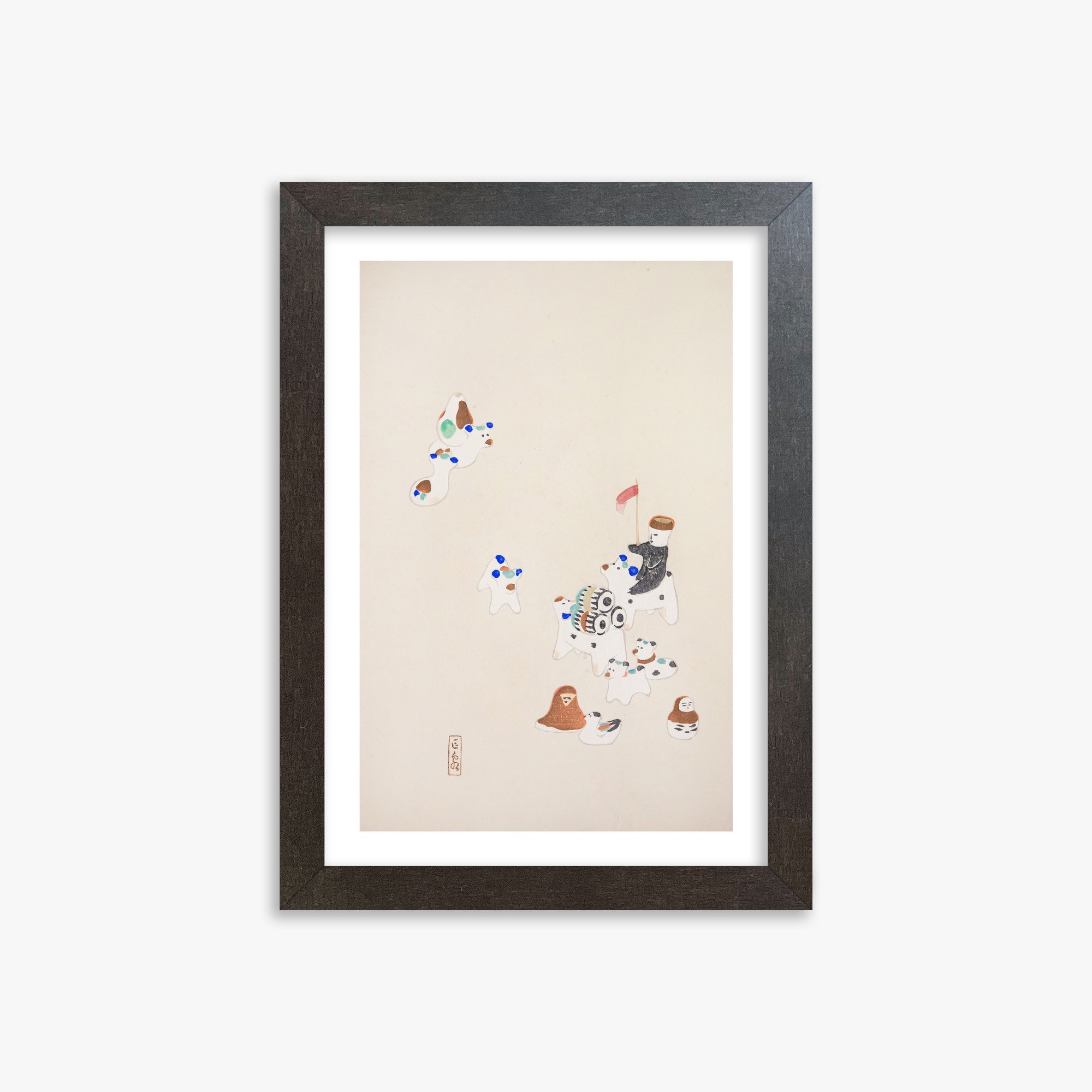 Kyosen's Collected Illustrations of Japanese Toys Nr. 46 ("Whimsical Parade")