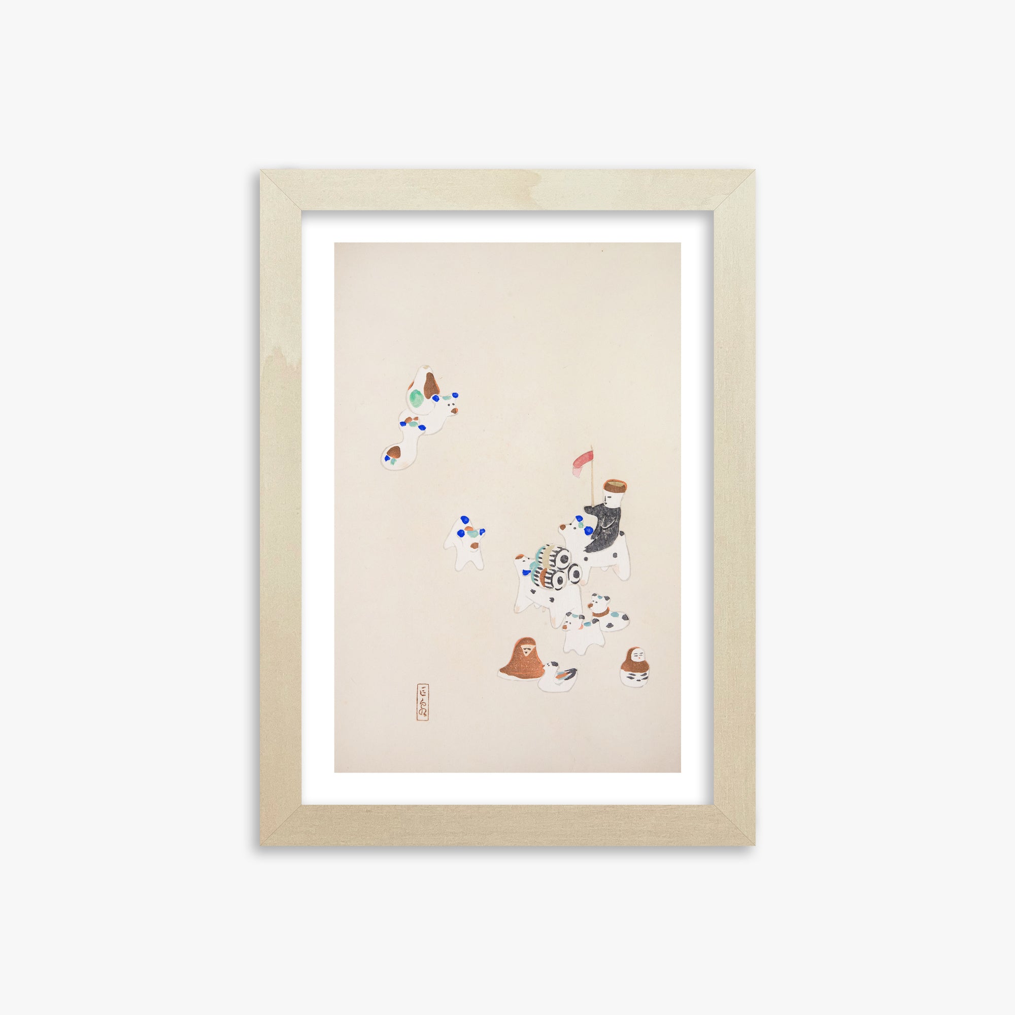 Kyosen's Collected Illustrations of Japanese Toys Nr. 46 ("Whimsical Parade")