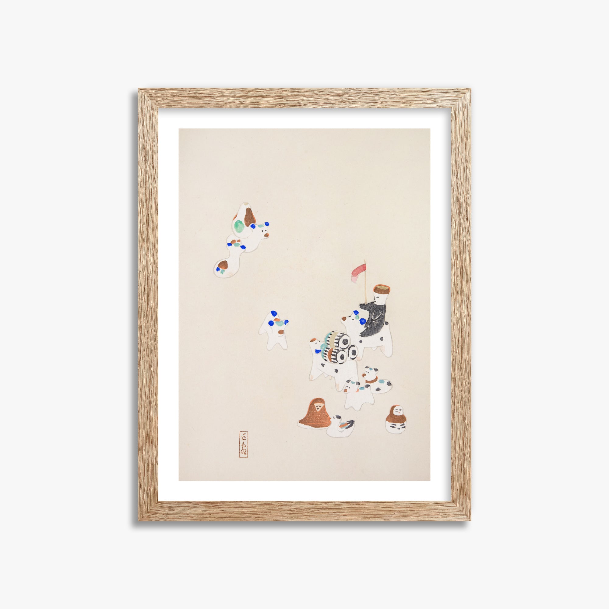 Kyosen's Collected Illustrations of Japanese Toys Nr. 46 ("Whimsical Parade")