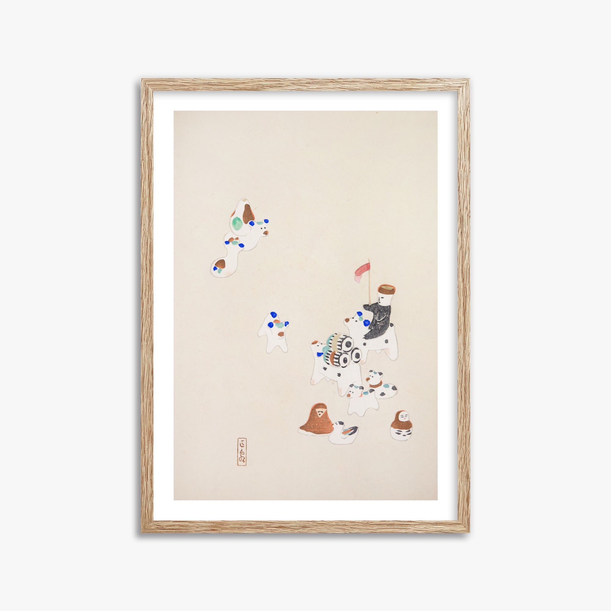Kyosen's Collected Illustrations of Japanese Toys Nr. 46 ("Whimsical Parade")