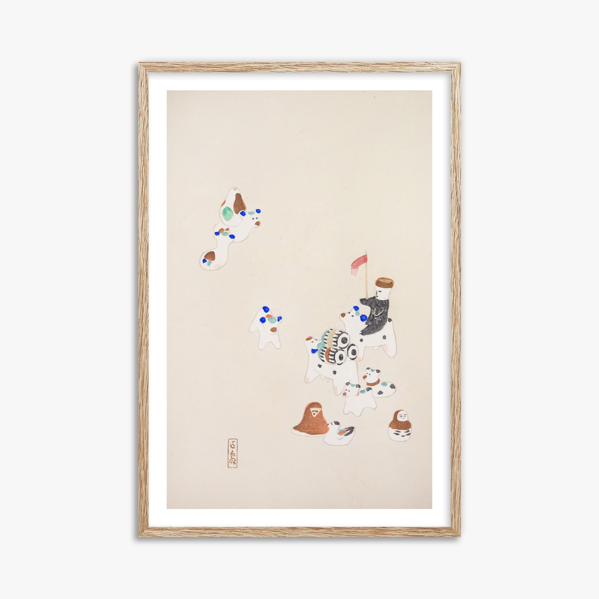 Kyosen's Collected Illustrations of Japanese Toys Nr. 46 ("Whimsical Parade")