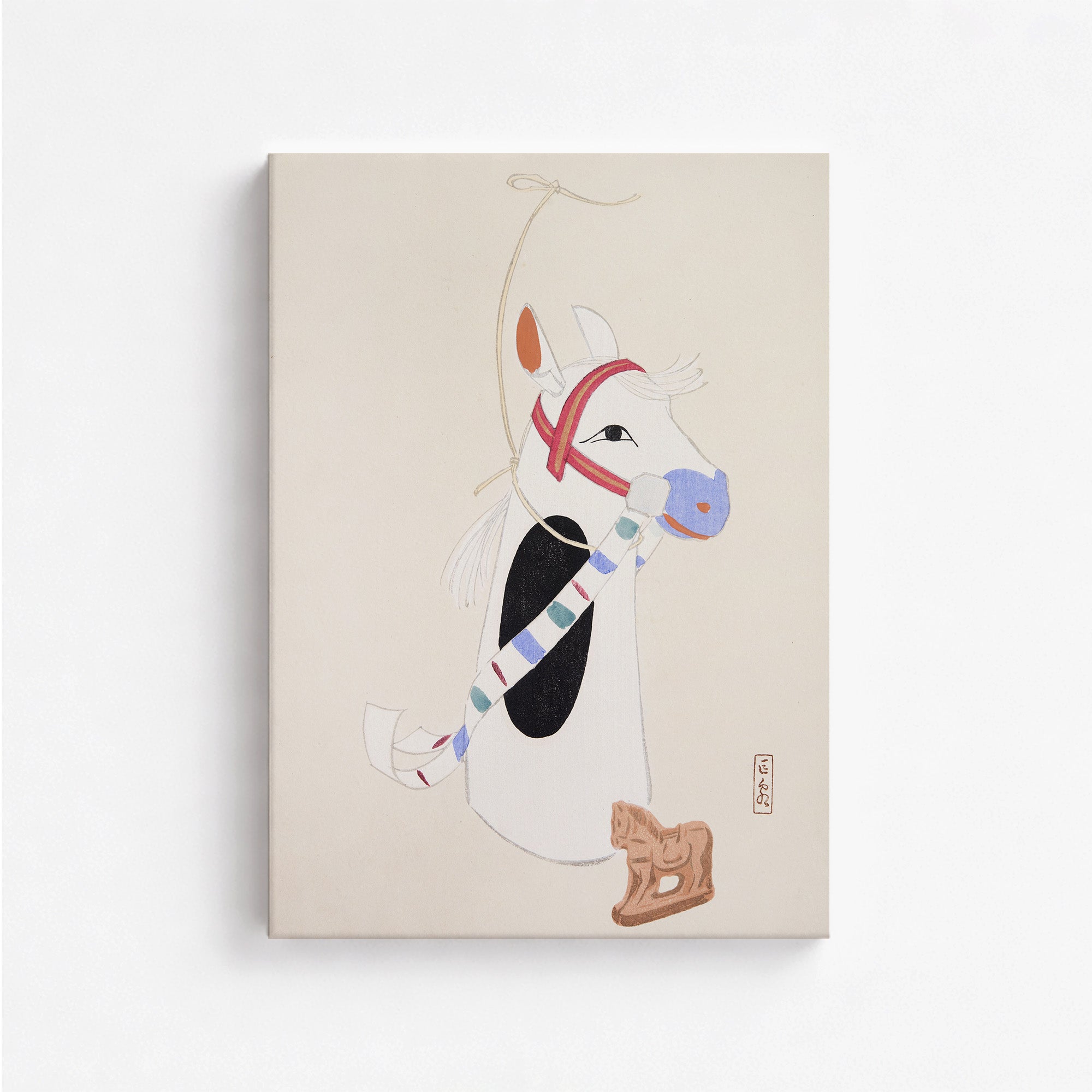 Kyosen’s Collected Illustrations of Japanese Toys Nr. 48 ("Ornate Equine Folklore")