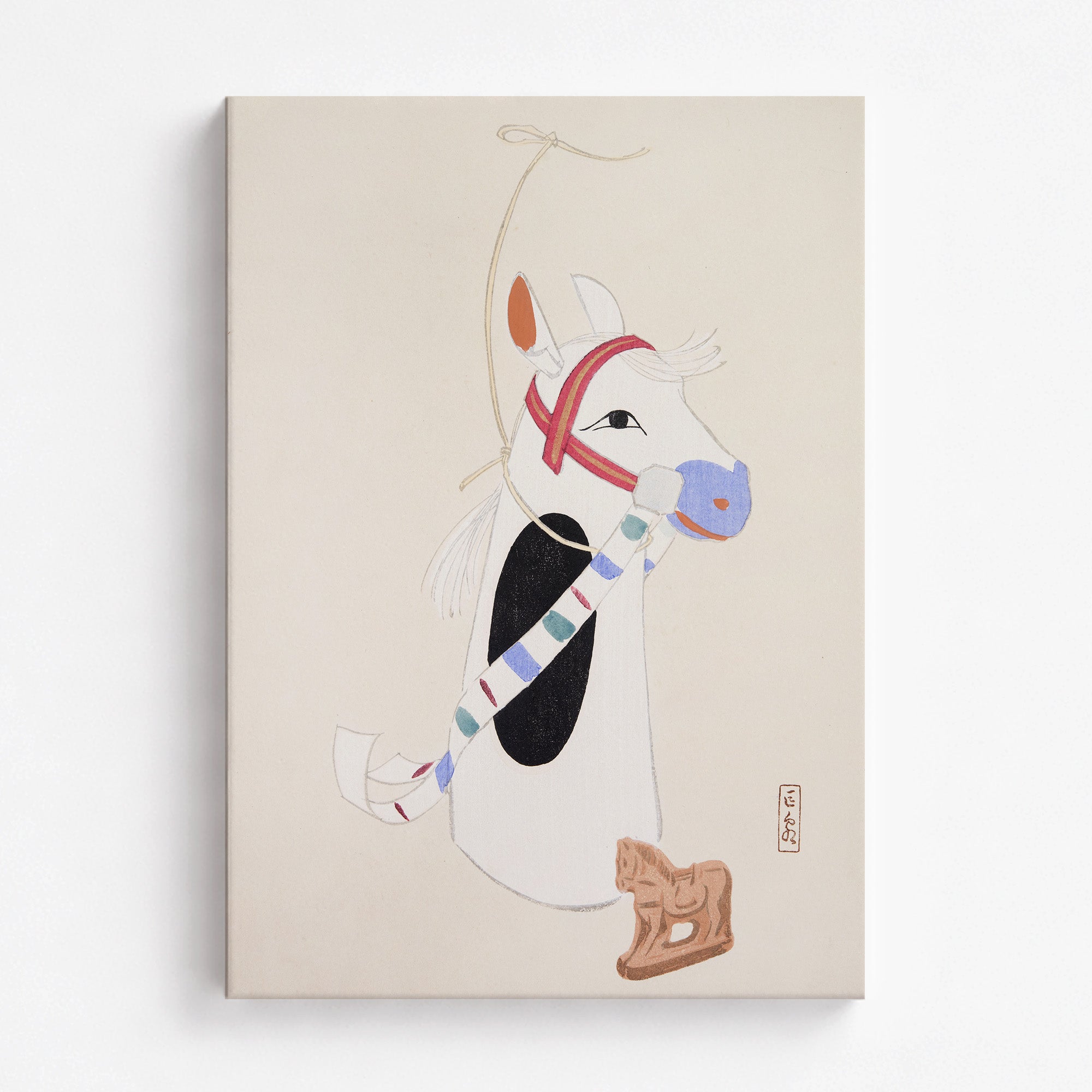 Kyosen’s Collected Illustrations of Japanese Toys Nr. 48 ("Ornate Equine Folklore")